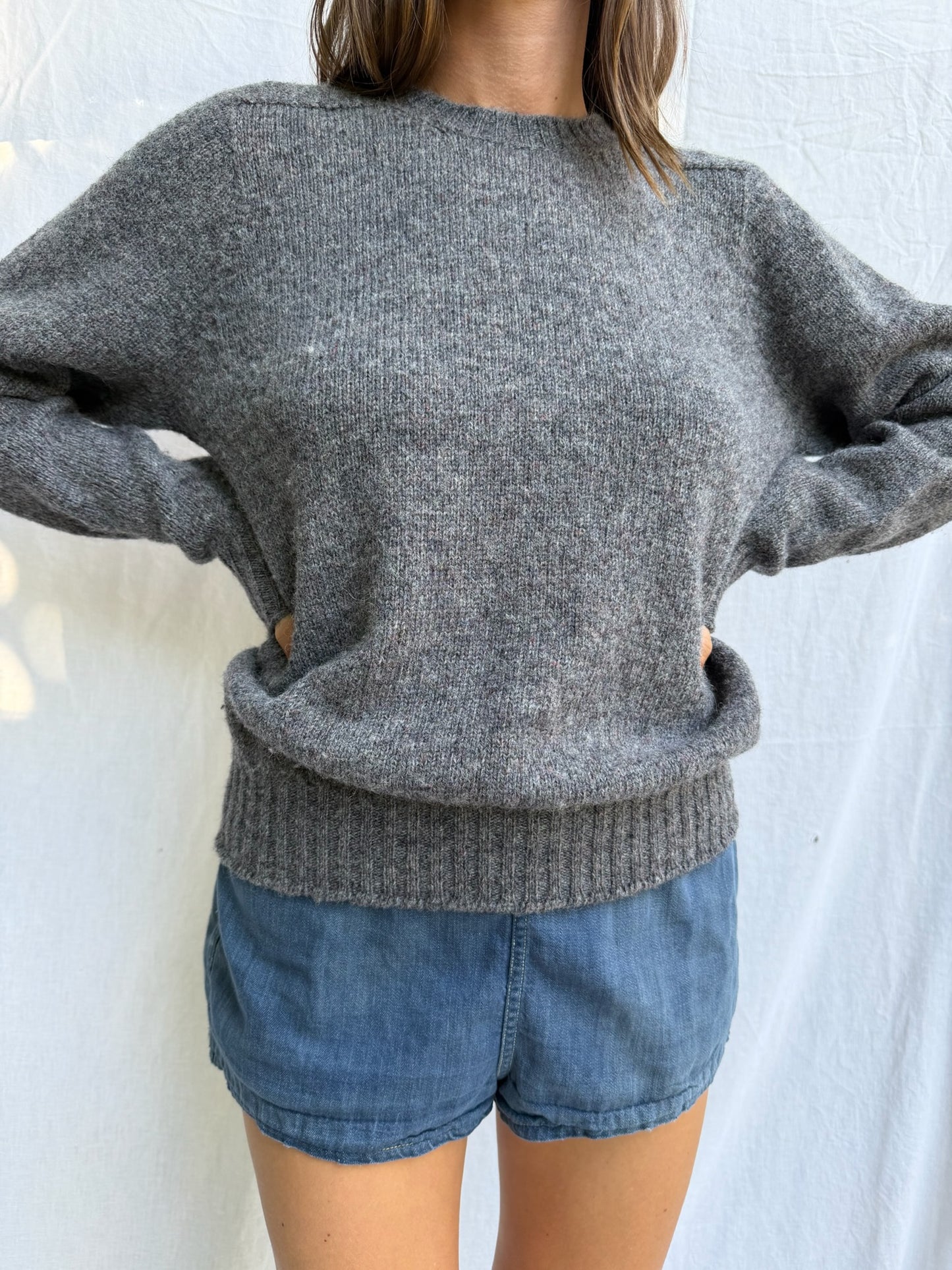 Grey Wool Pullover