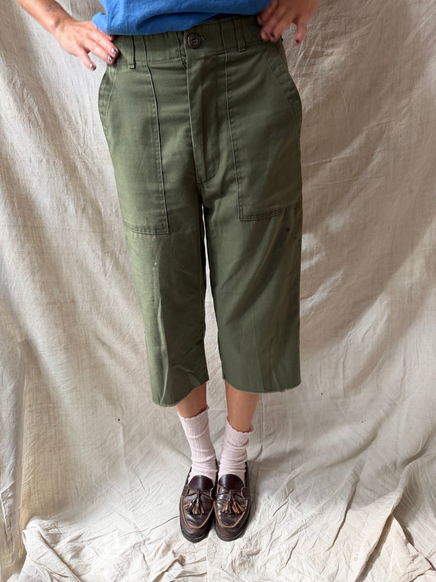 Cropped OG 107 Military Pants