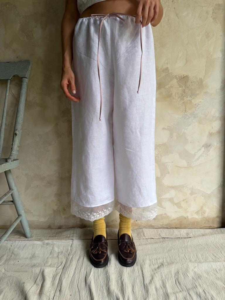 Handmade Lace Bloomer Pants