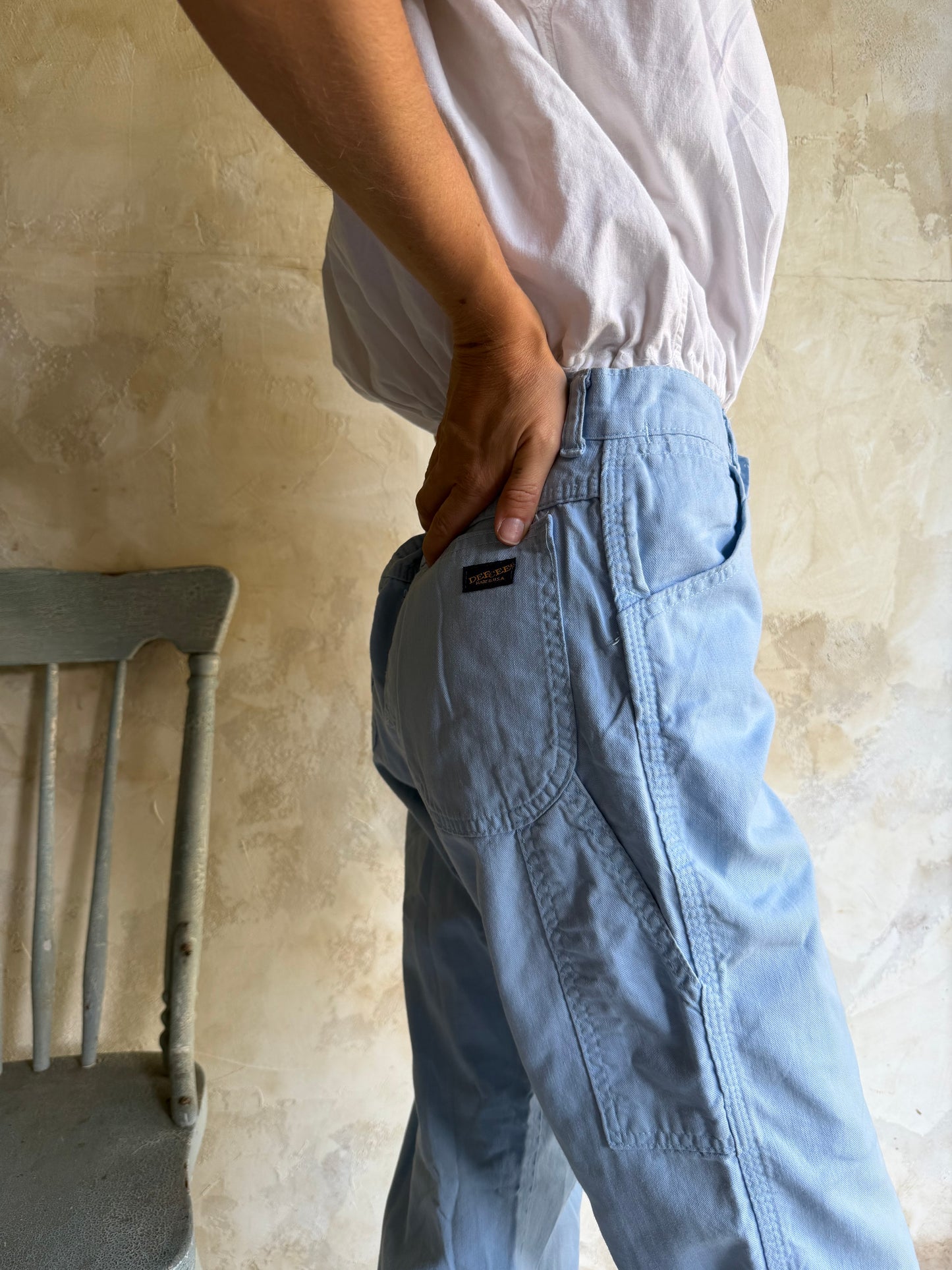 Baby Blue Dee Cee Painter Pants