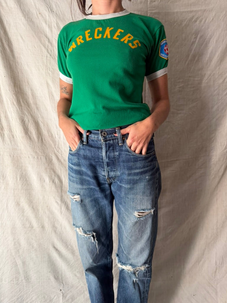 Green Wreckers Soccer Jersey