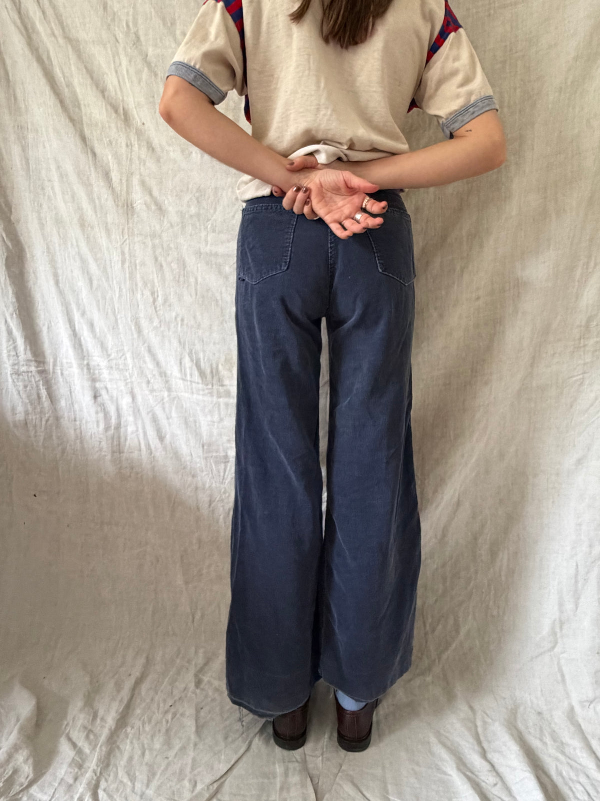 Navy Corduroy Pants