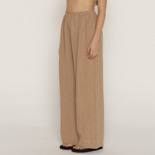 The Trouser In Tan By Bohème Goods