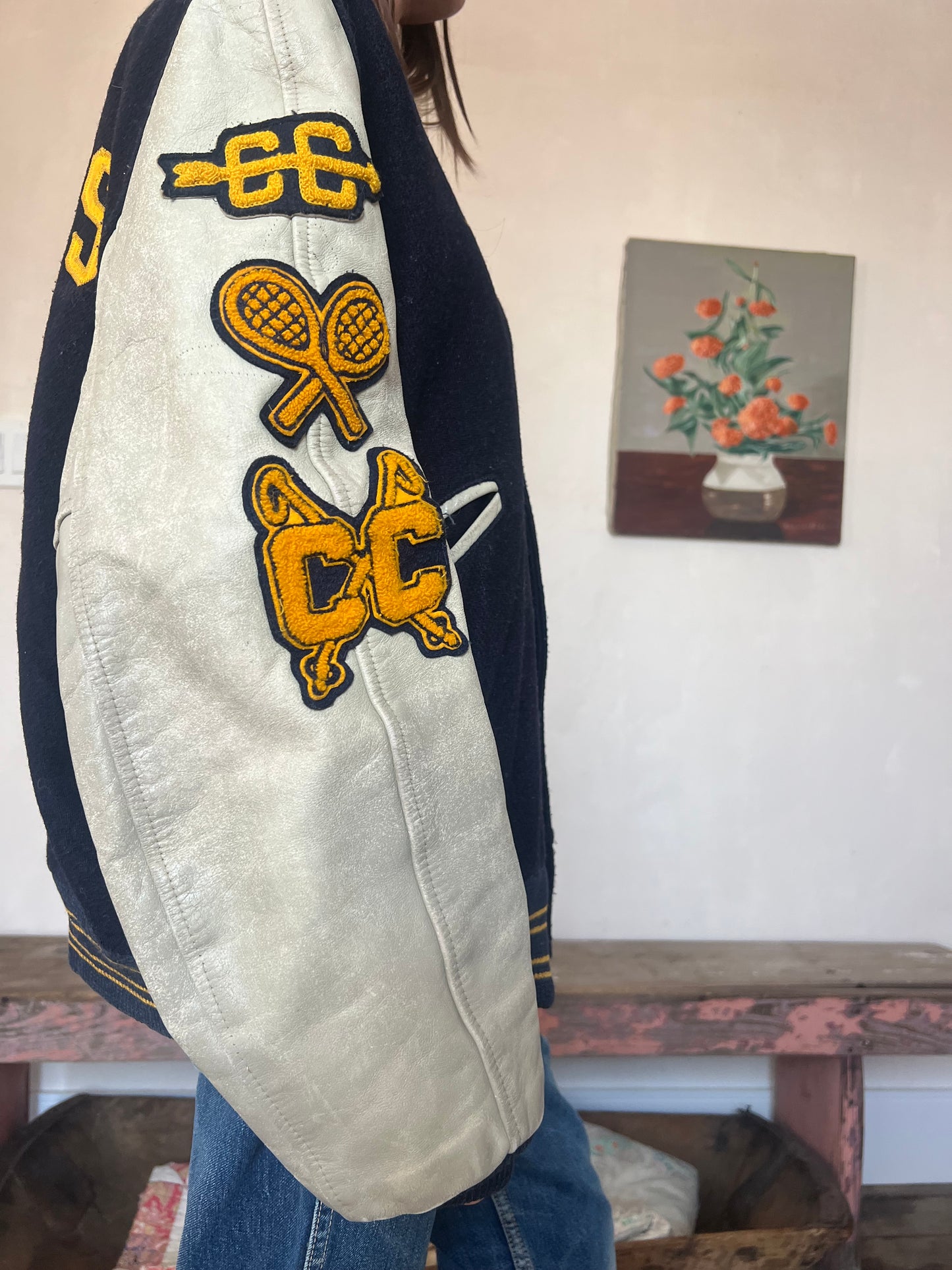 Buds Navy Varsity Jacket