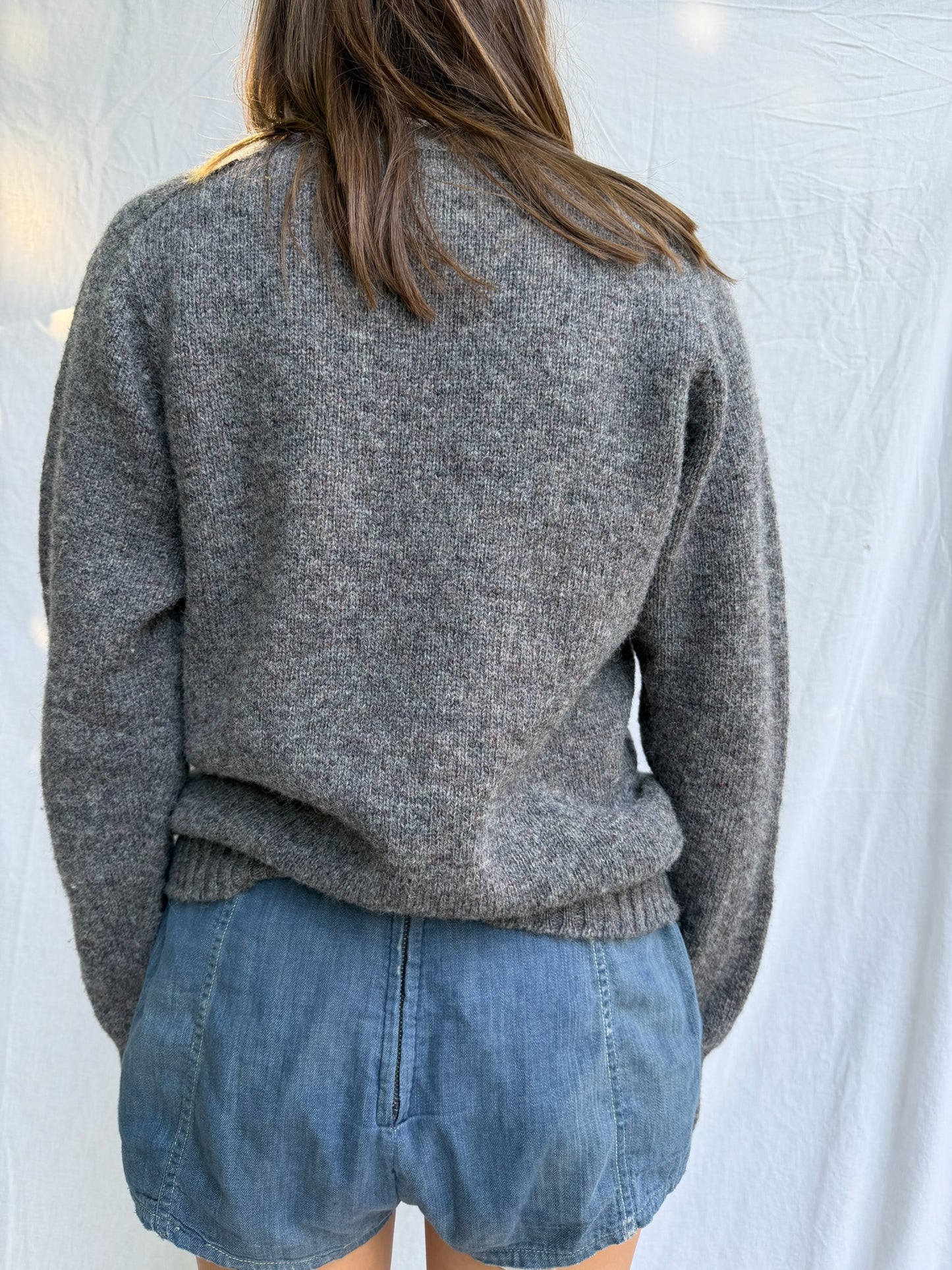 Grey Wool Pullover