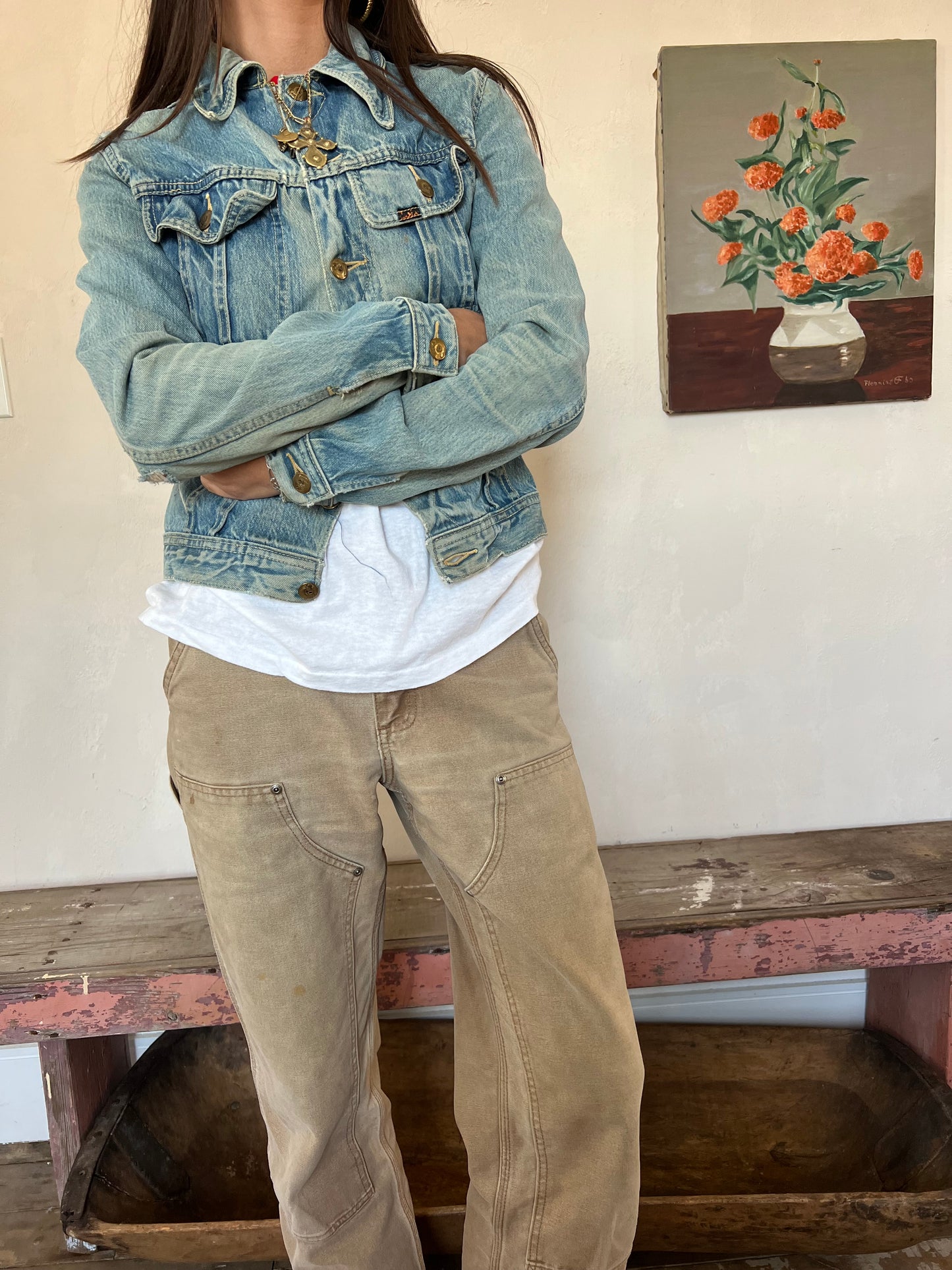 Lois Faded Denim Jacket