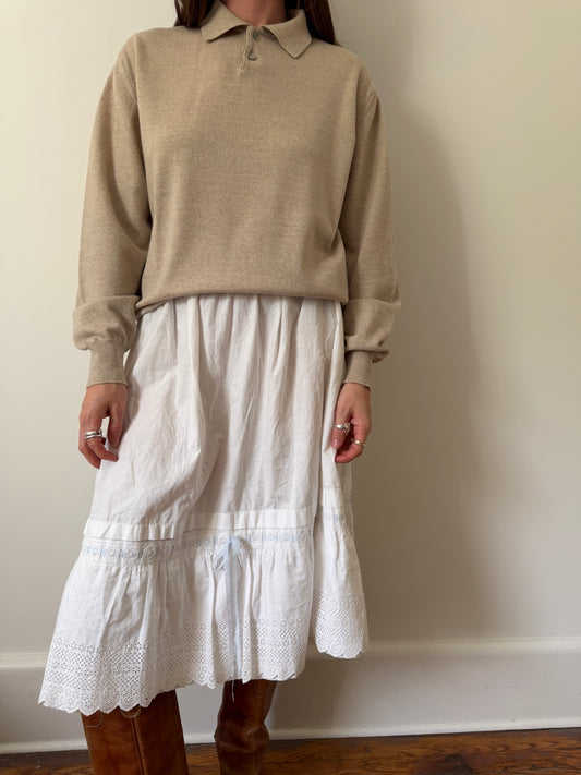 Oatmeal Crewneck Sweater