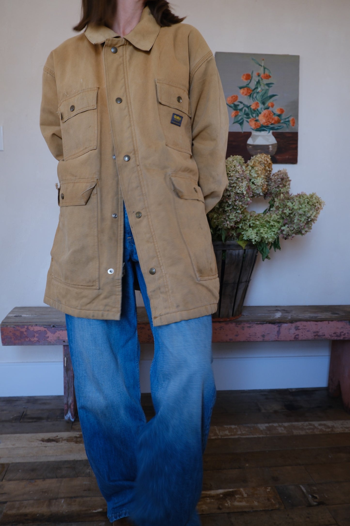 Oshkosh Khaki Canvas Chore Jacket