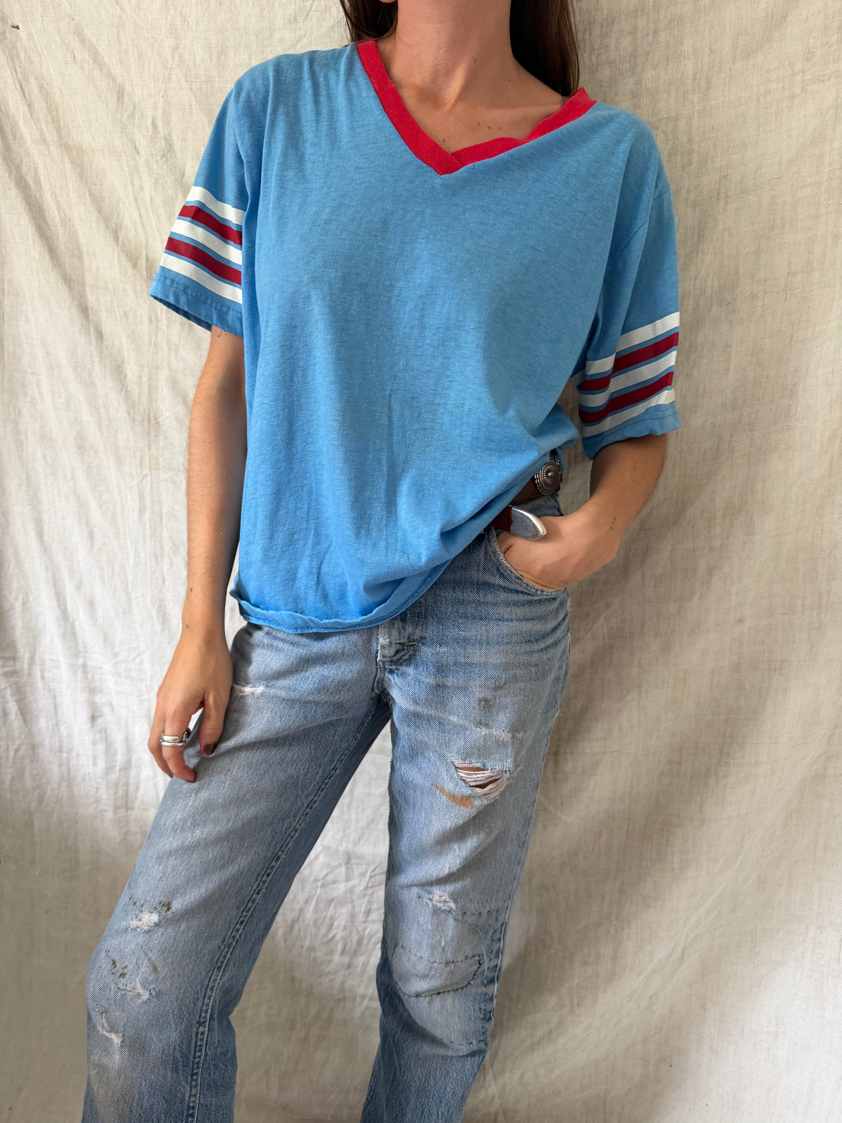 Blue Kent Varsity Tee