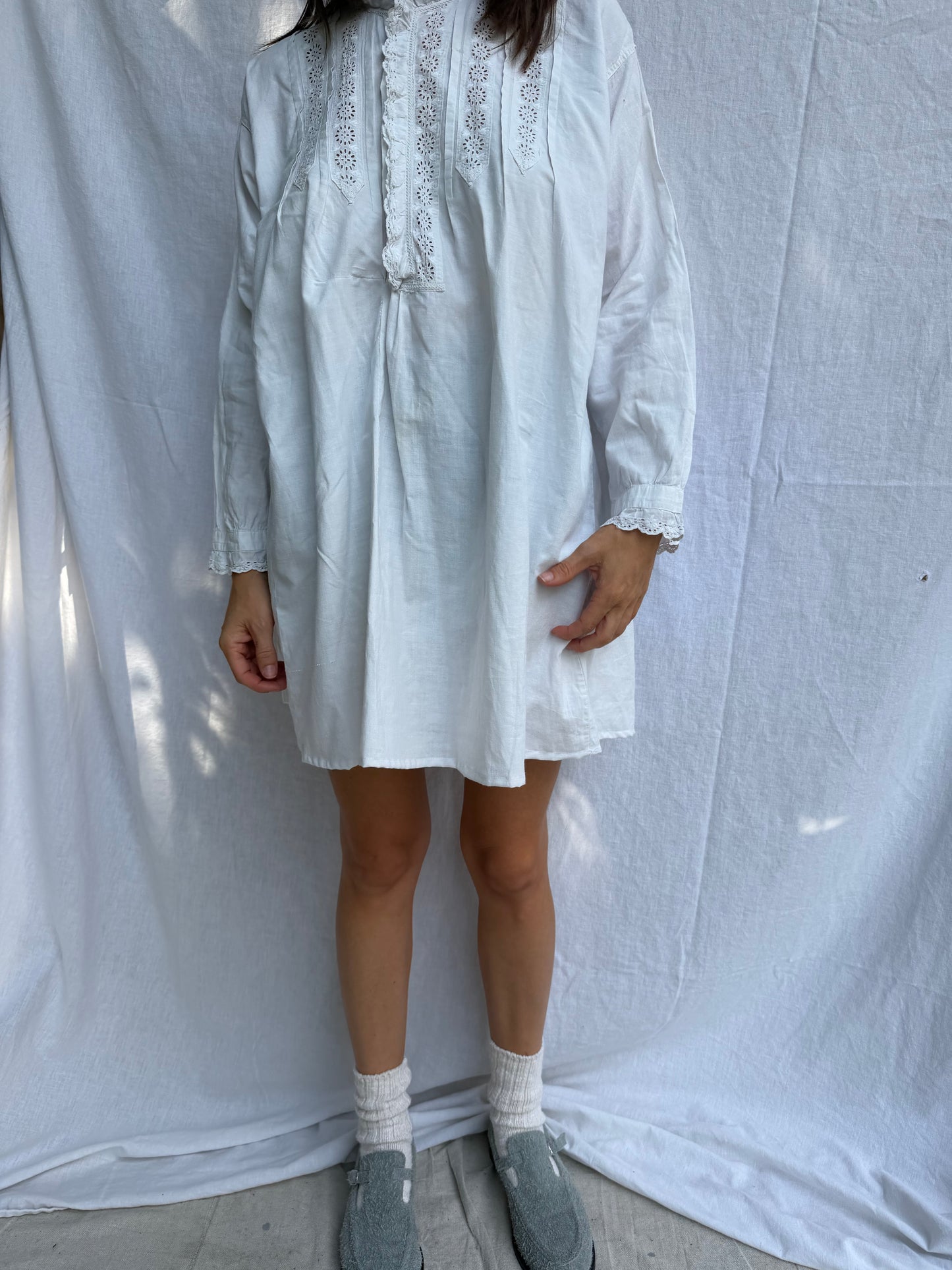 Antique Babydoll Eyelet Dress