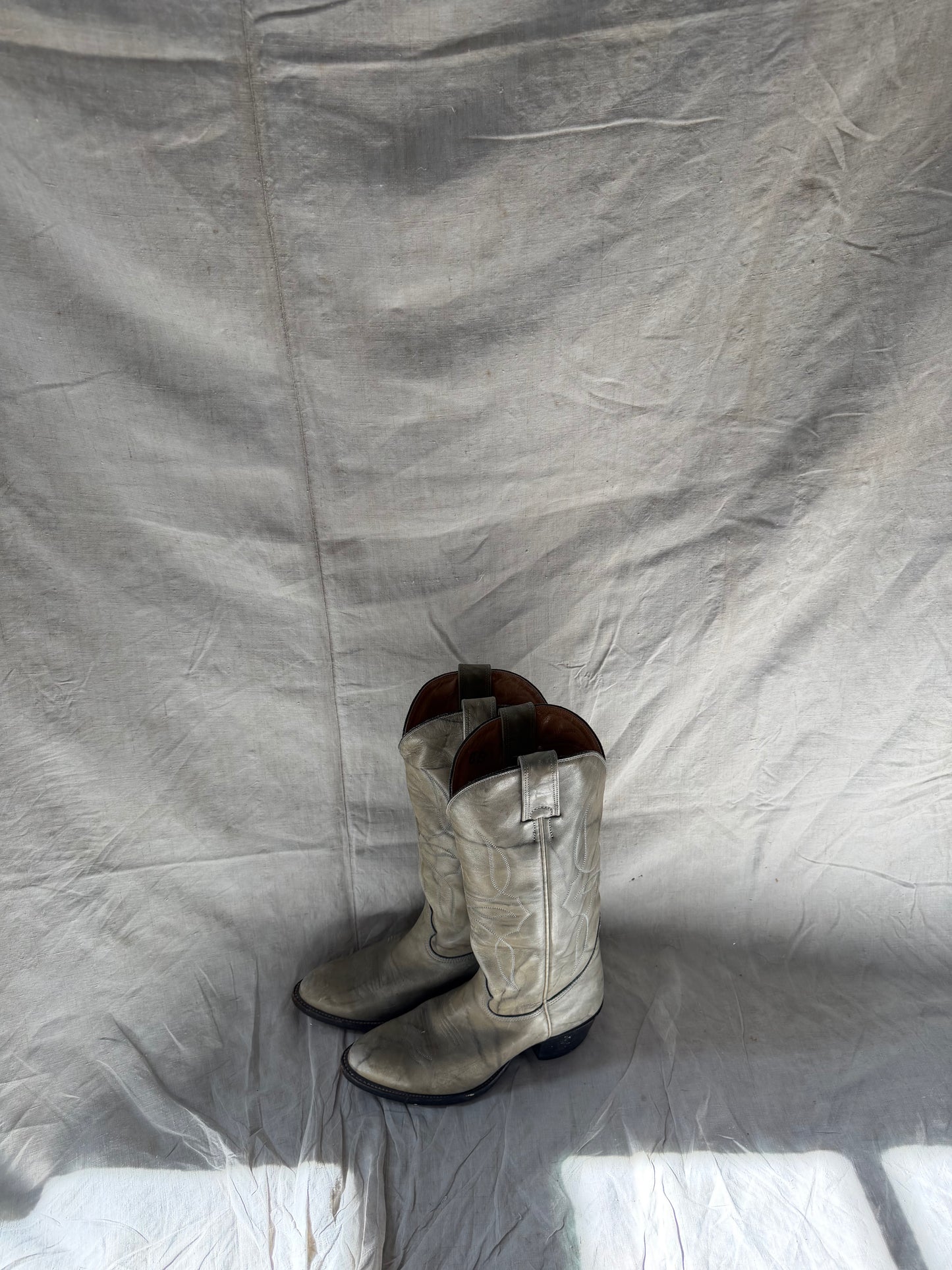 Blue Grey Cowgirl Boots