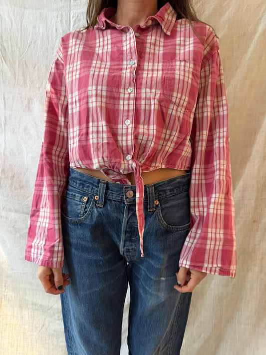 Pink Plaid Cowgirl Shirt