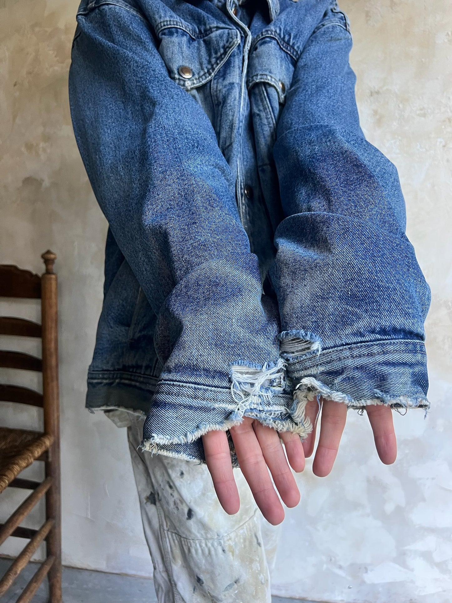 Hoodie Cotton Lined Denim Jacket