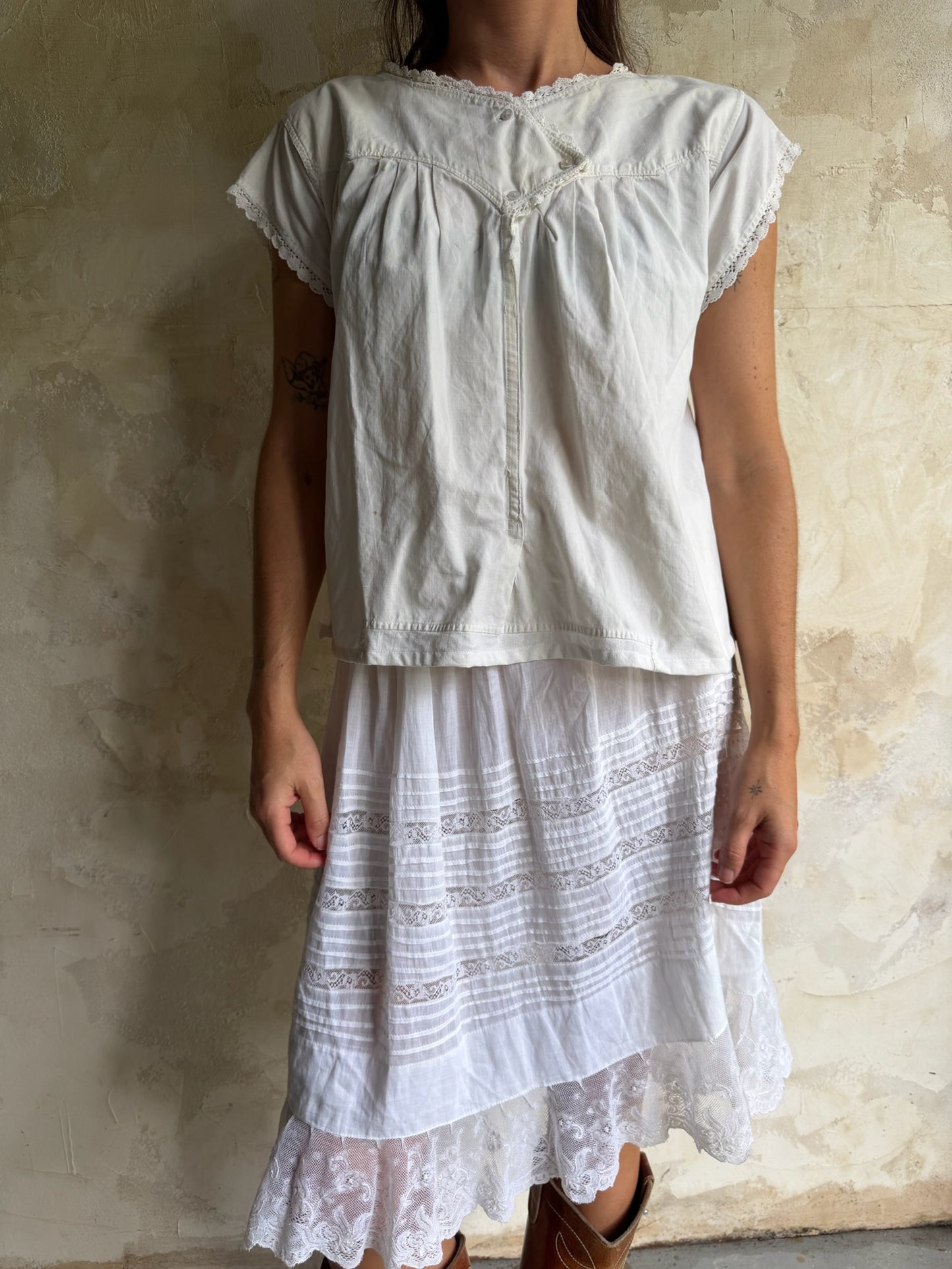Antique Italian Tee Blouse