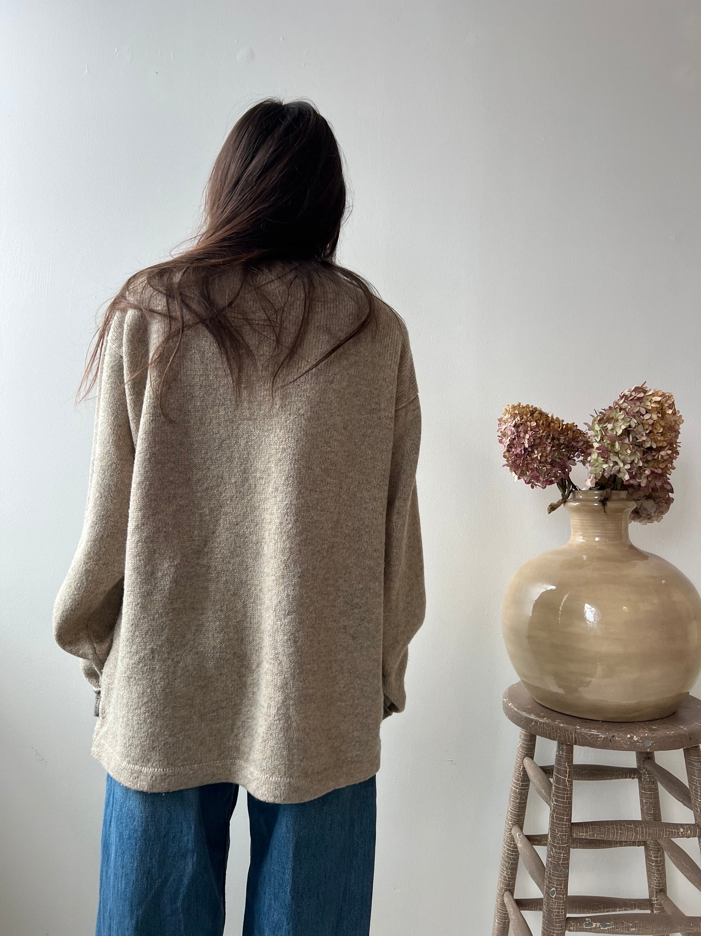 Khaki Heather Woolrich Pullover