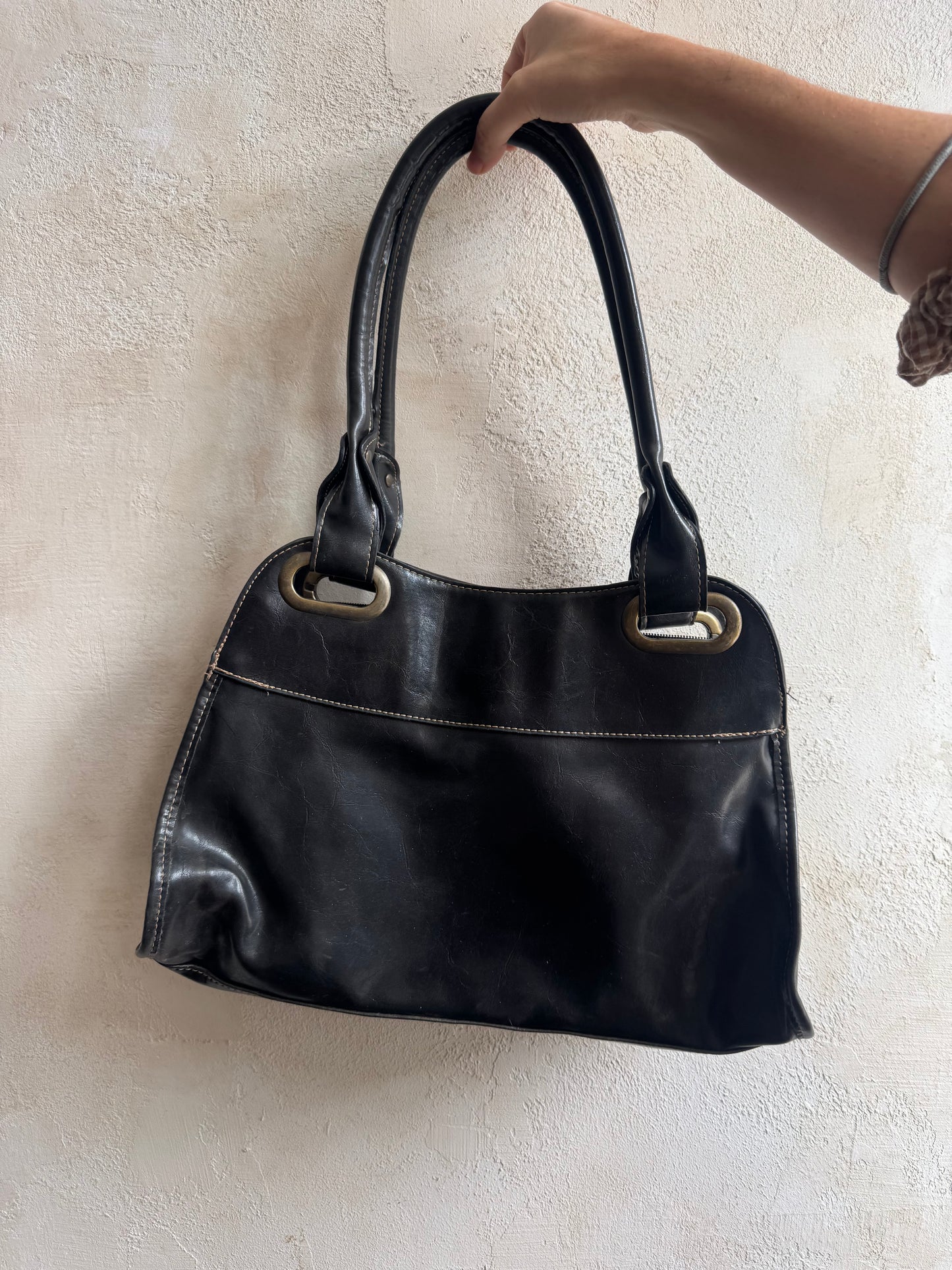 Black Leather Purse