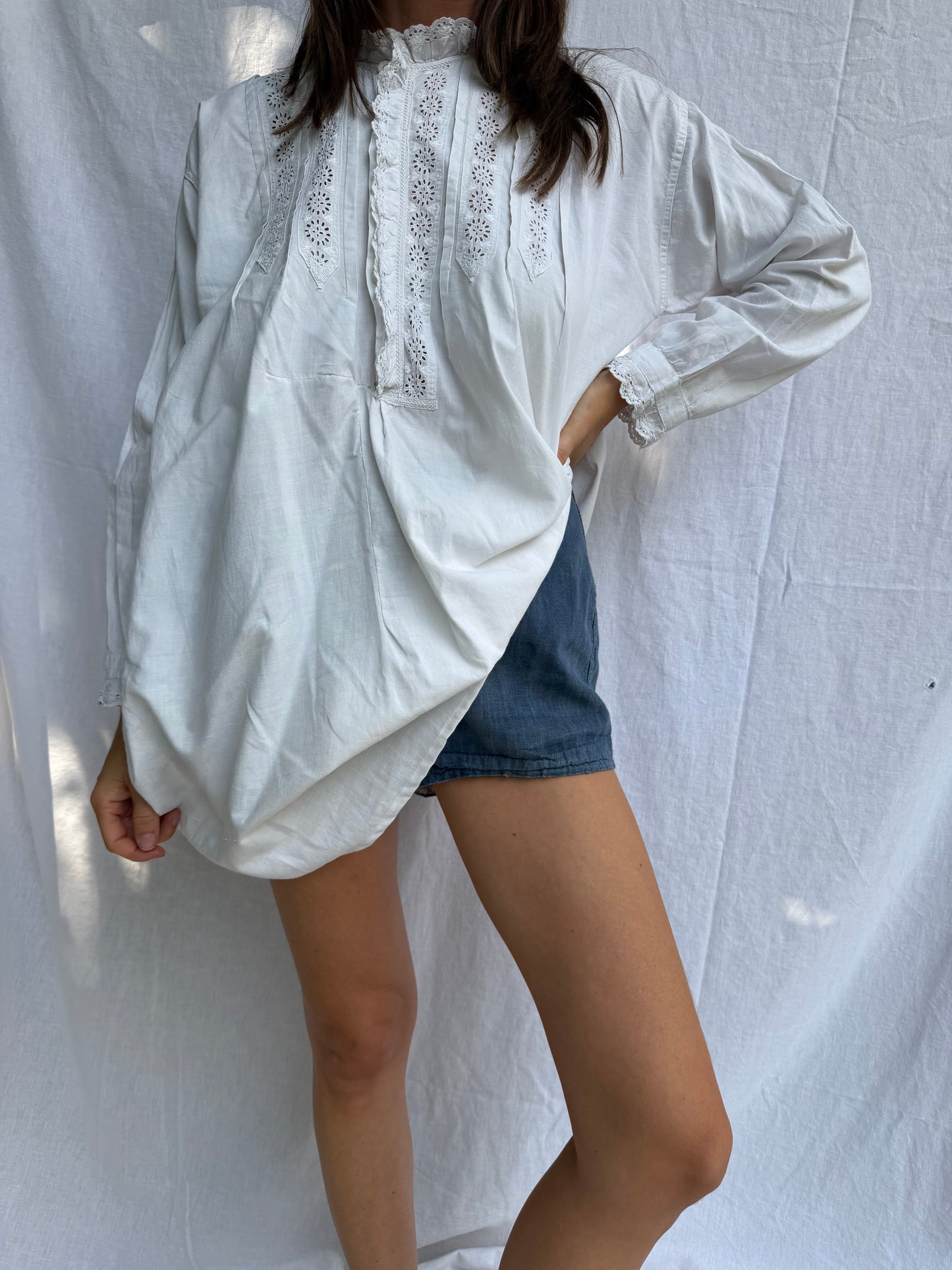 Antique Babydoll Eyelet Dress