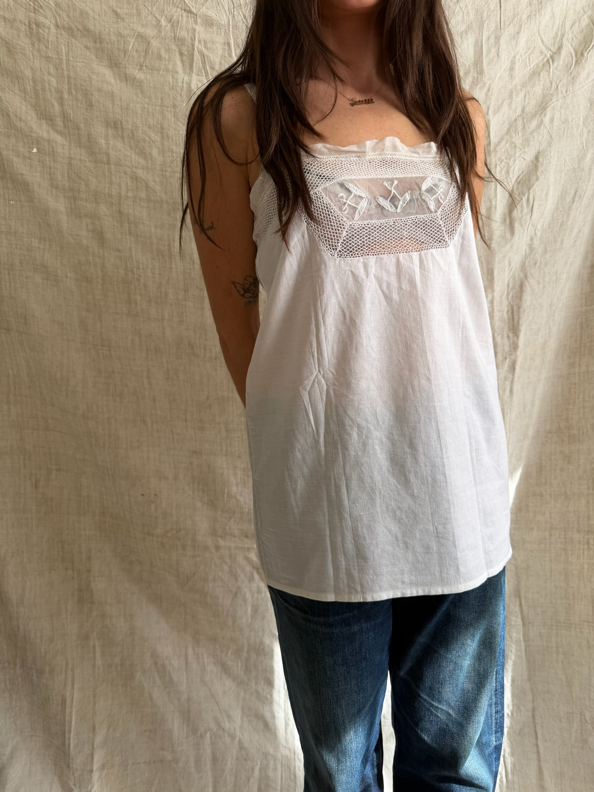 Antique French Lace Cami 02