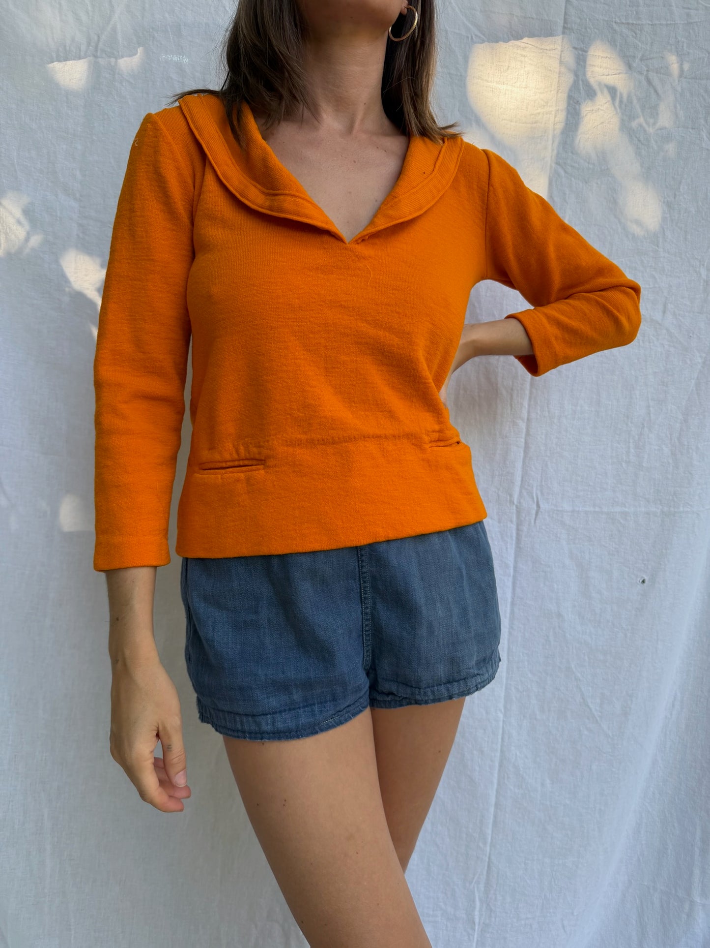 70s Tangerine Top