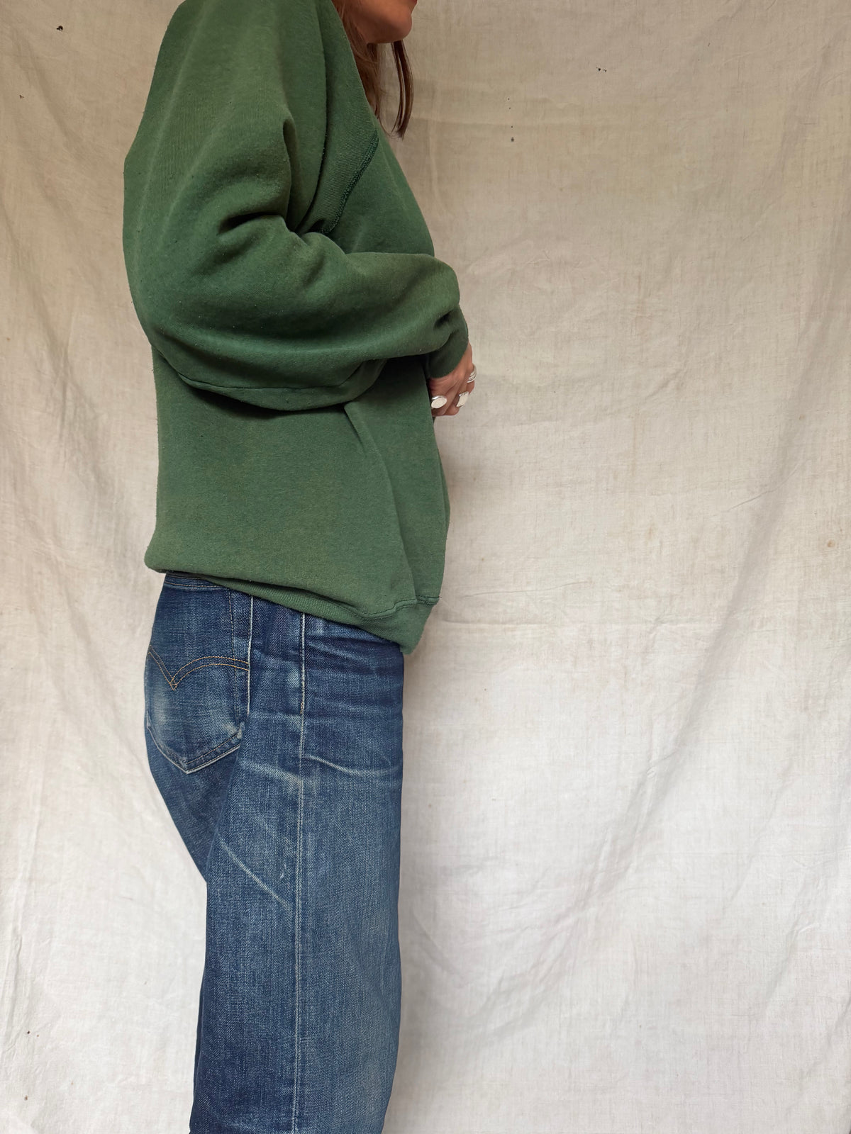 Faded Forest Green Crewneck