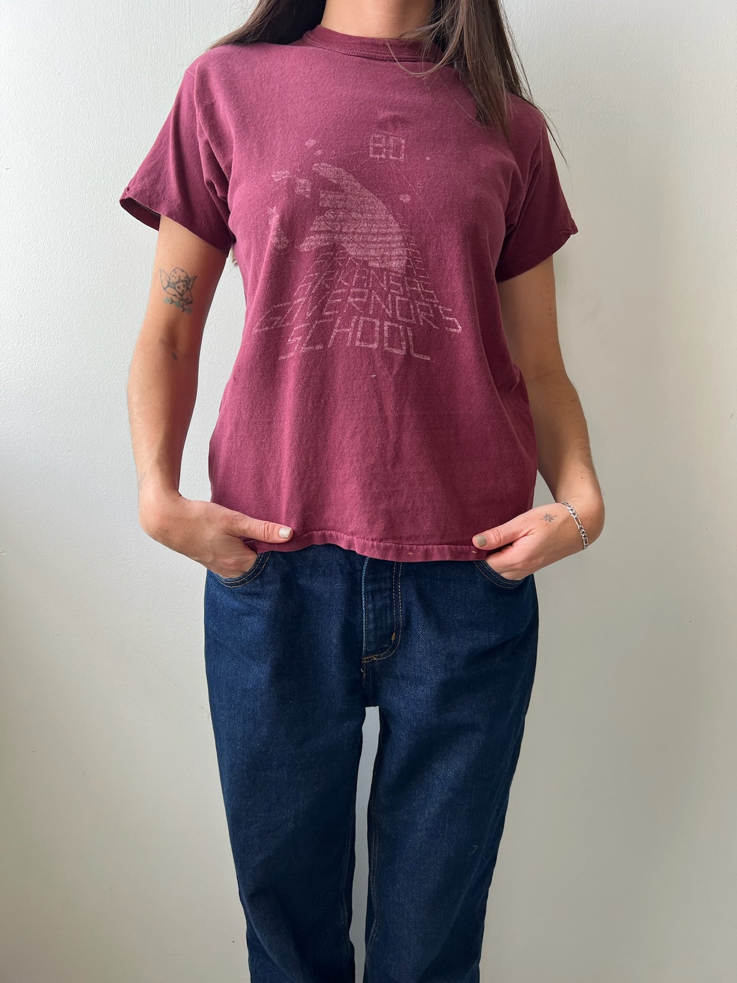 Maroon School Tee
