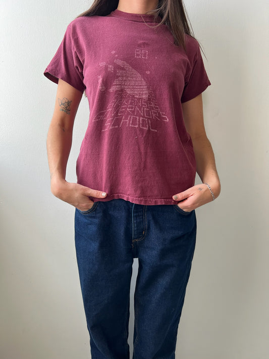 Maroon School Tee