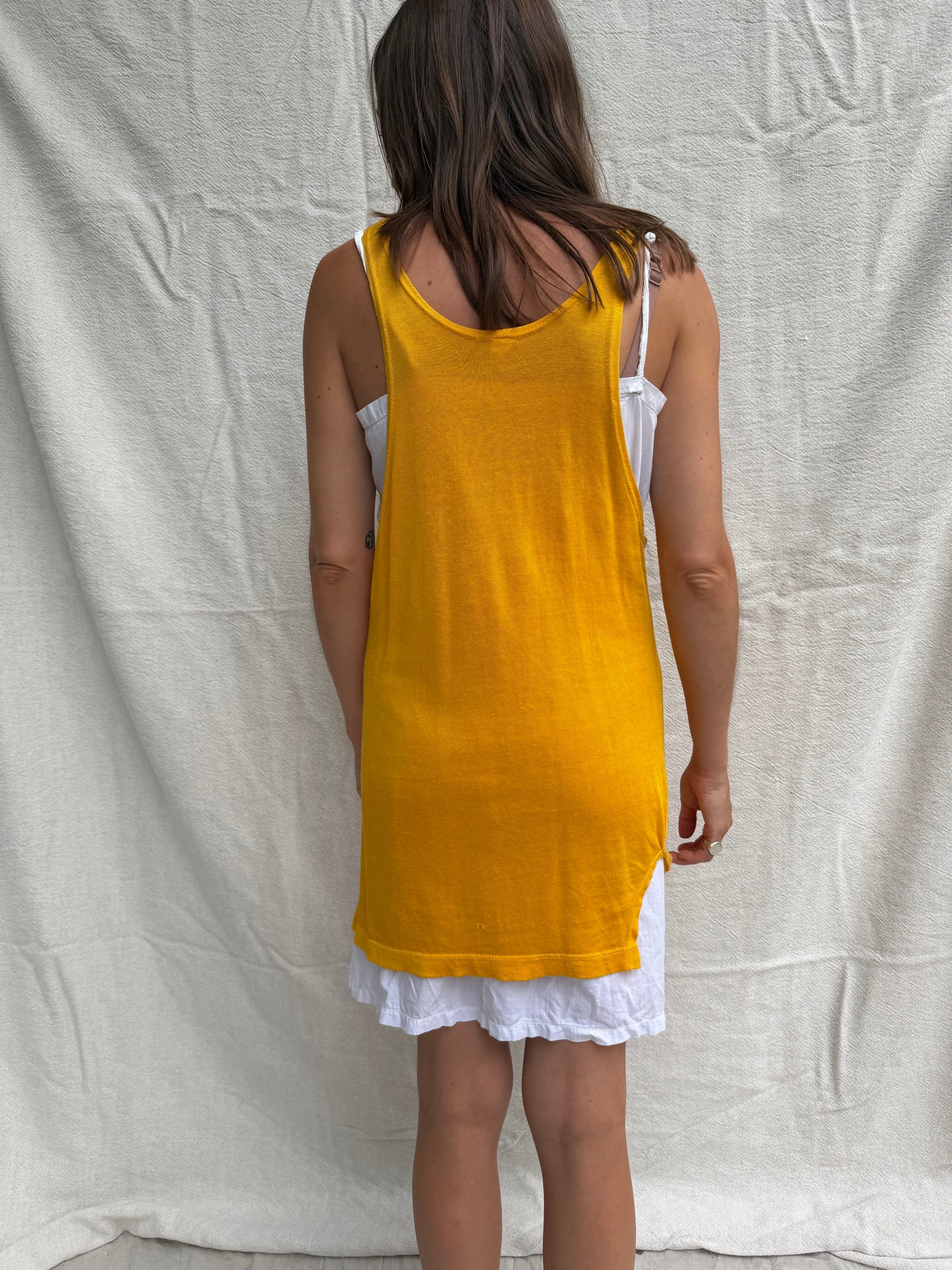 Yellow Varsity “G” Tank