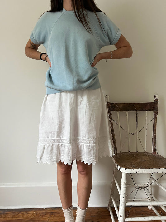 1950s Baby Blue Crewneck Tee