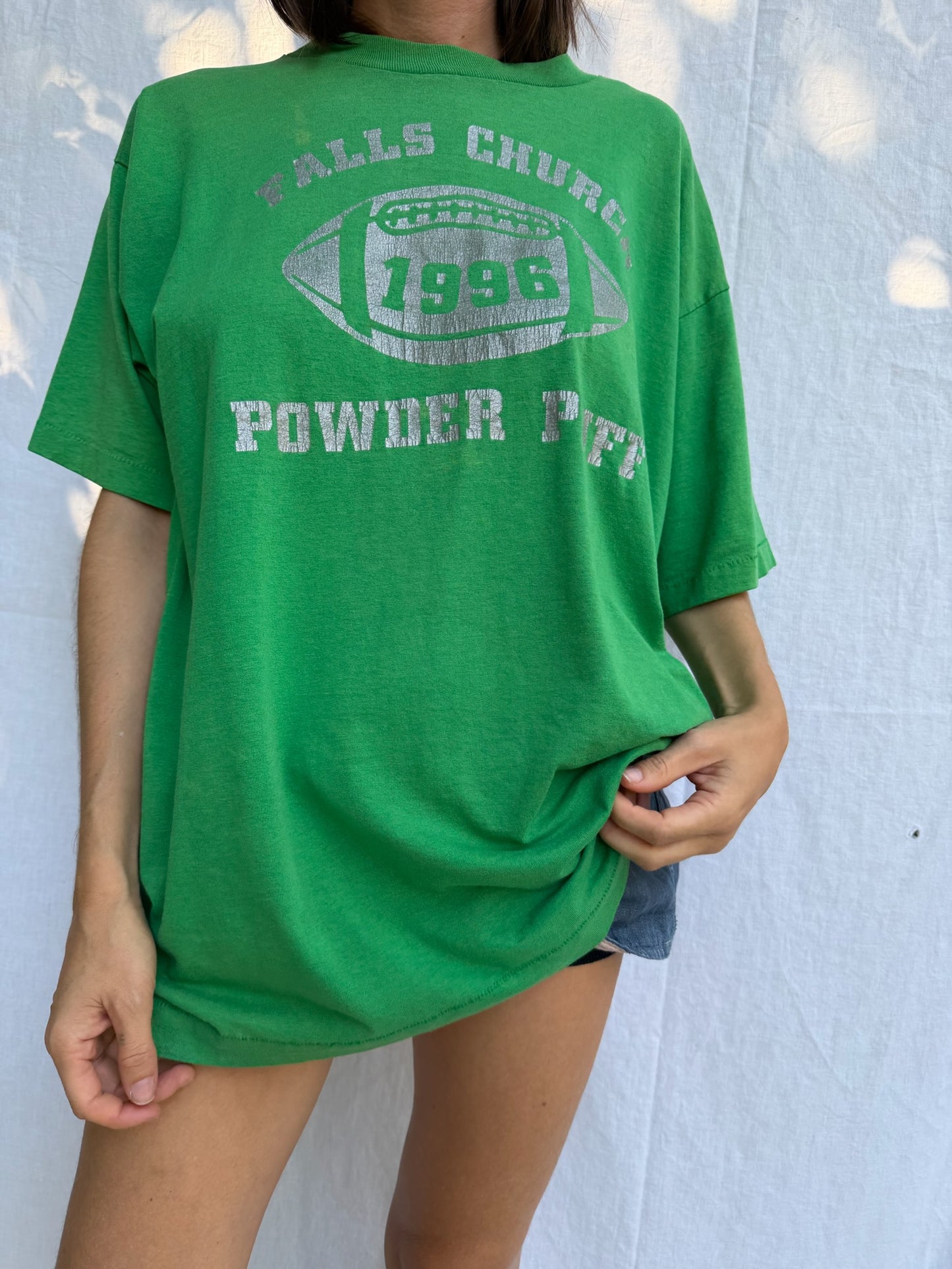 Faded Green Varsity Tee