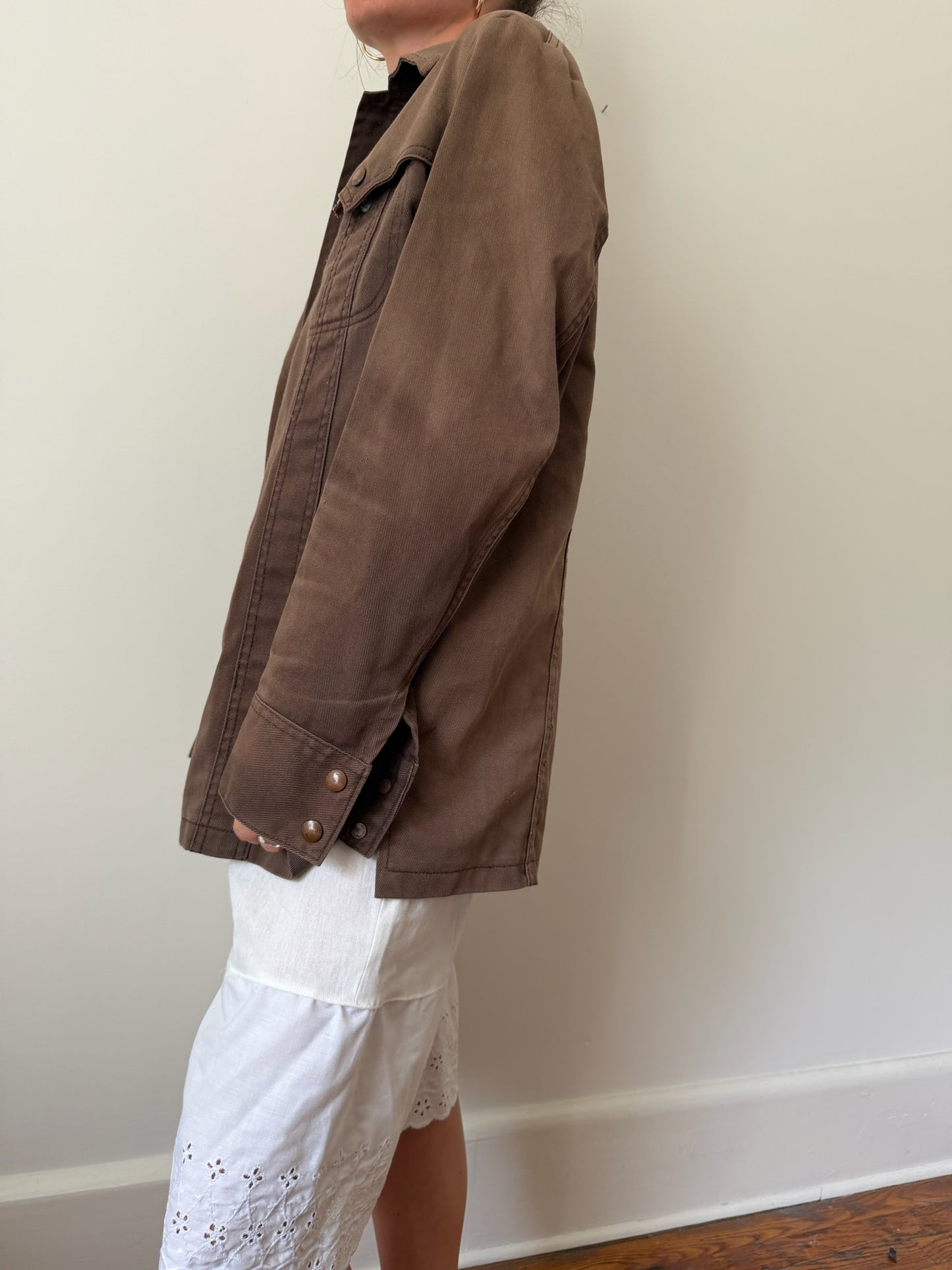 GWG Faded Fawn Brown Shacket
