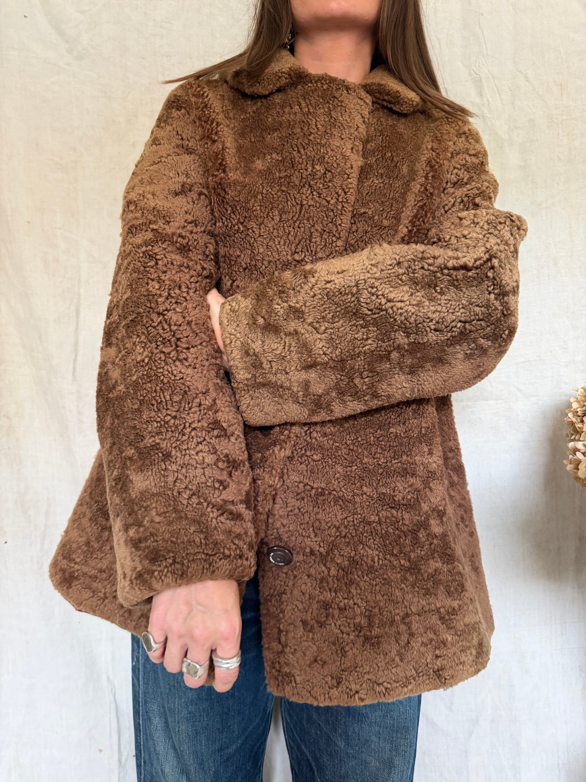 Brown Shearling Jacket