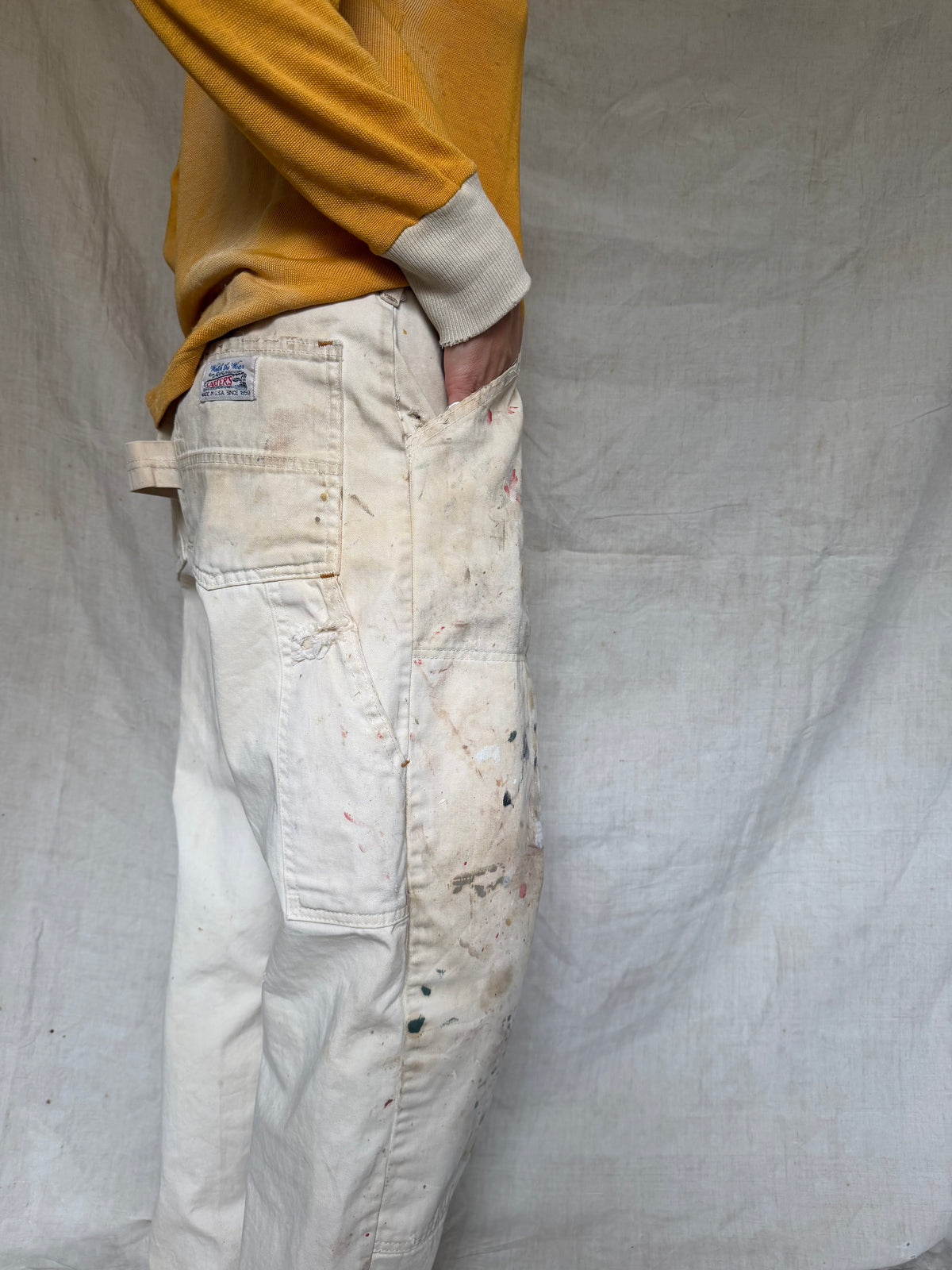 Carter's Cream Painters Pant