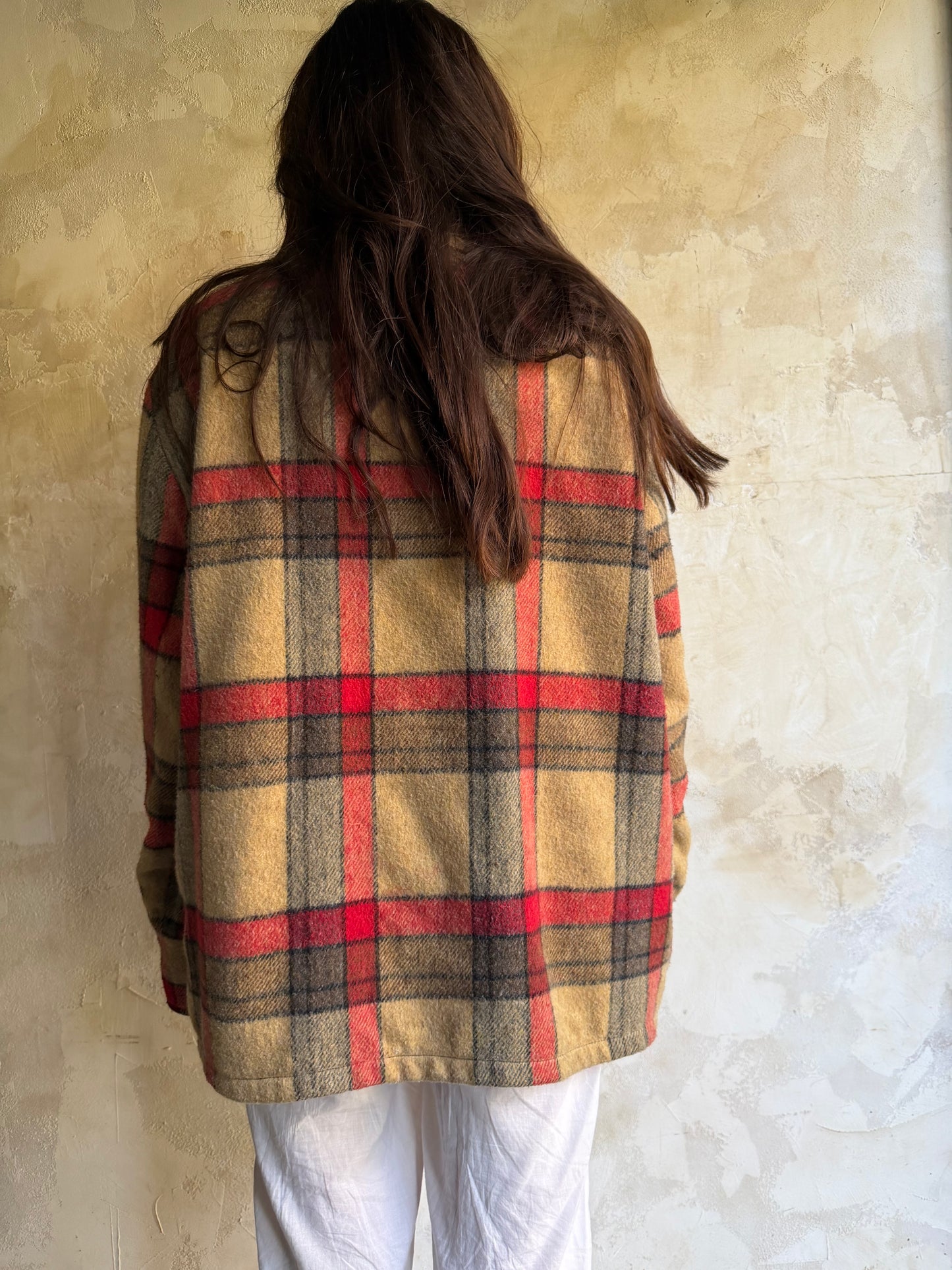 Plaid Wool Shacket