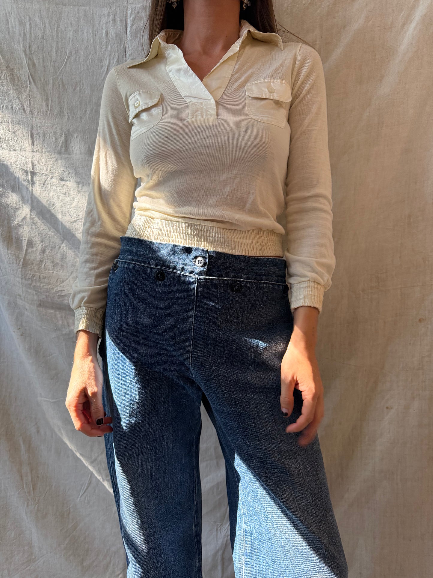 70s Ivory Top