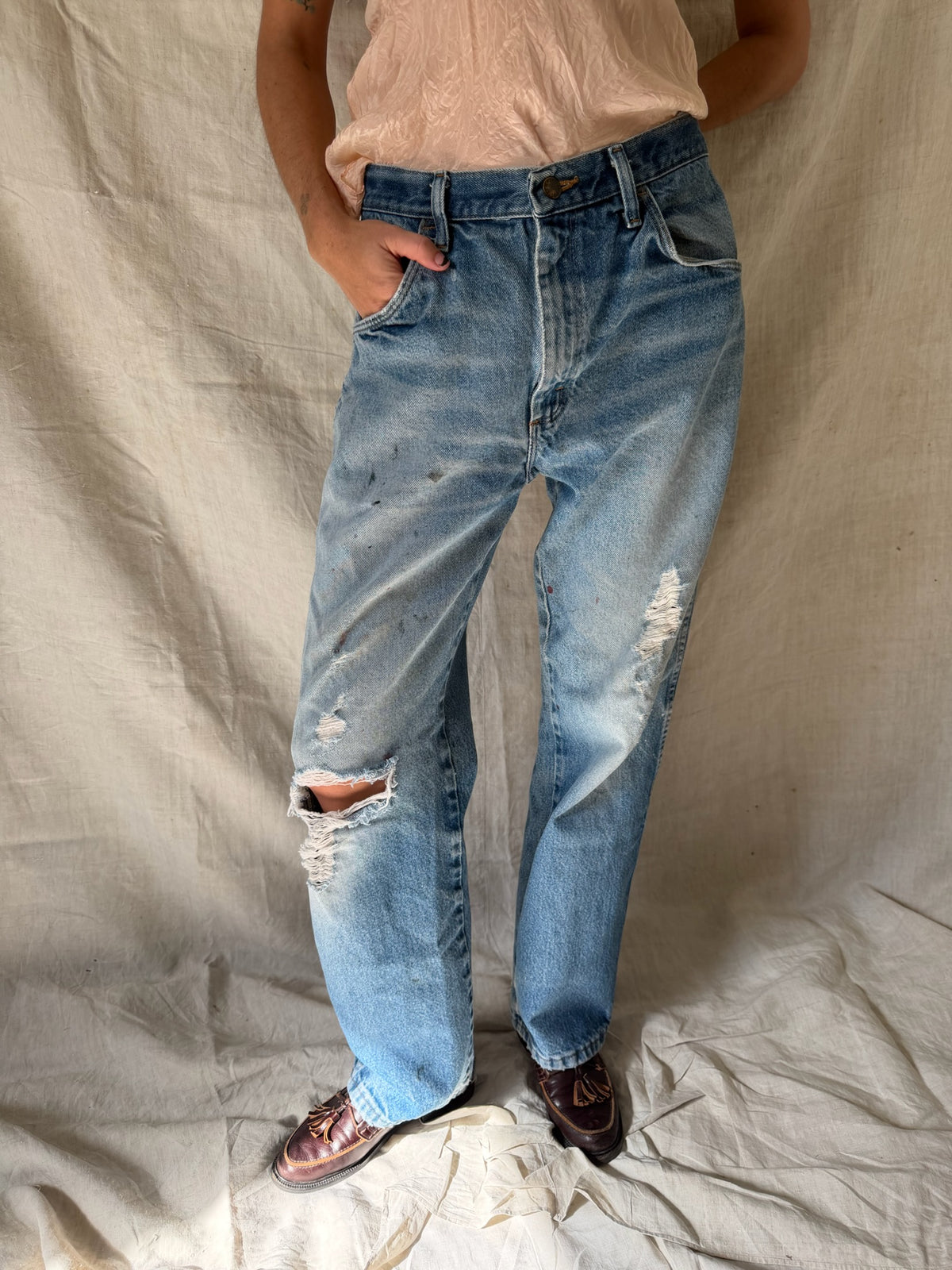 Super Faded Rustler Denim