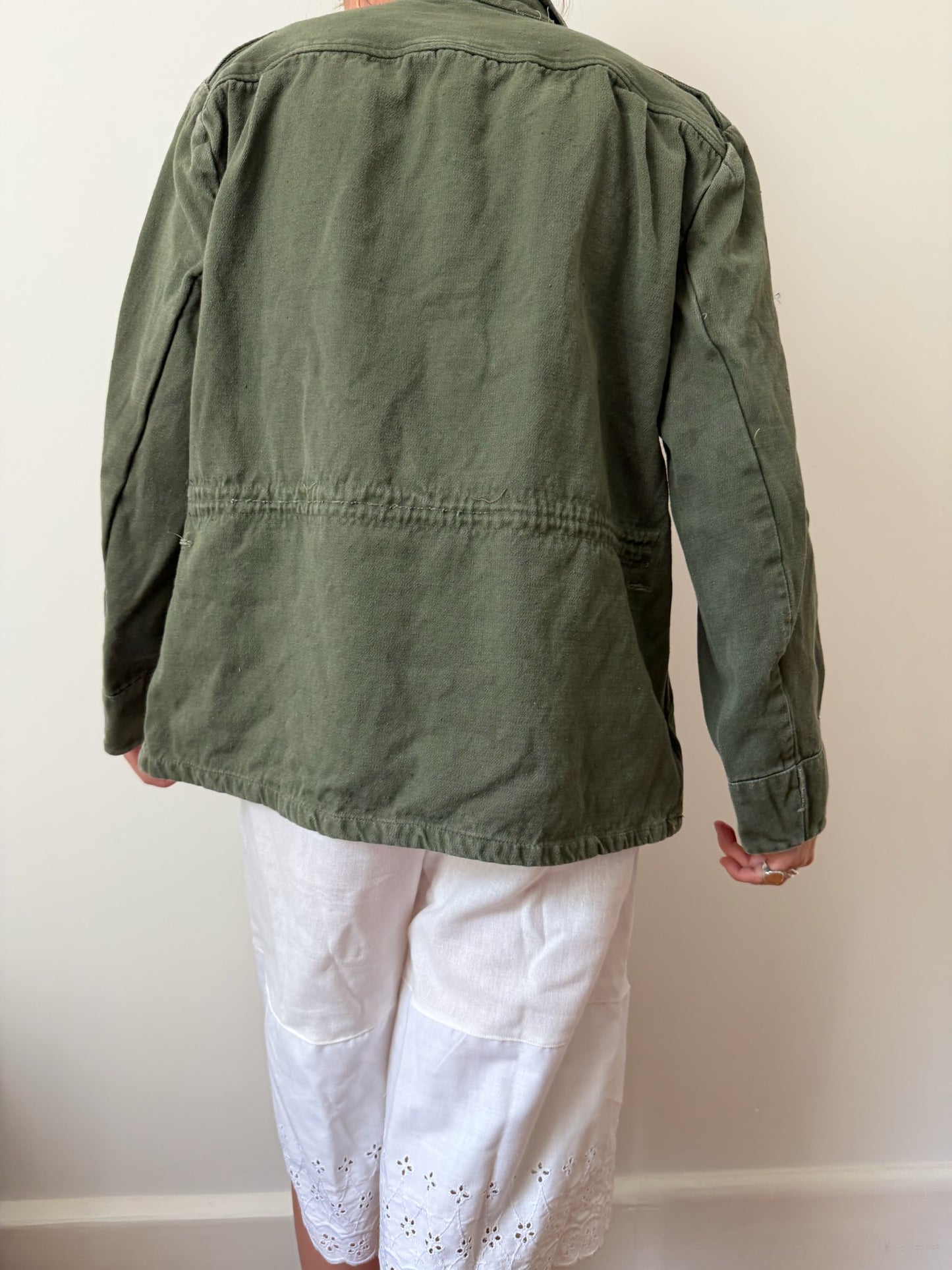 Pullover Green Military Shacket