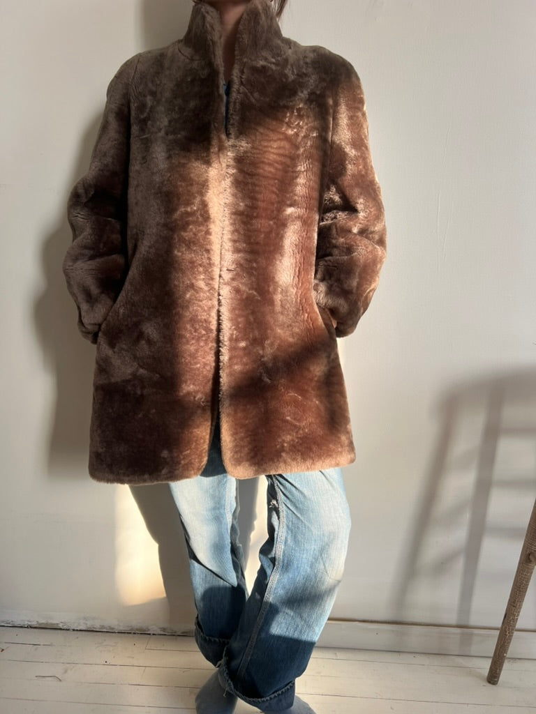 Fawn Faux Fur Jacket