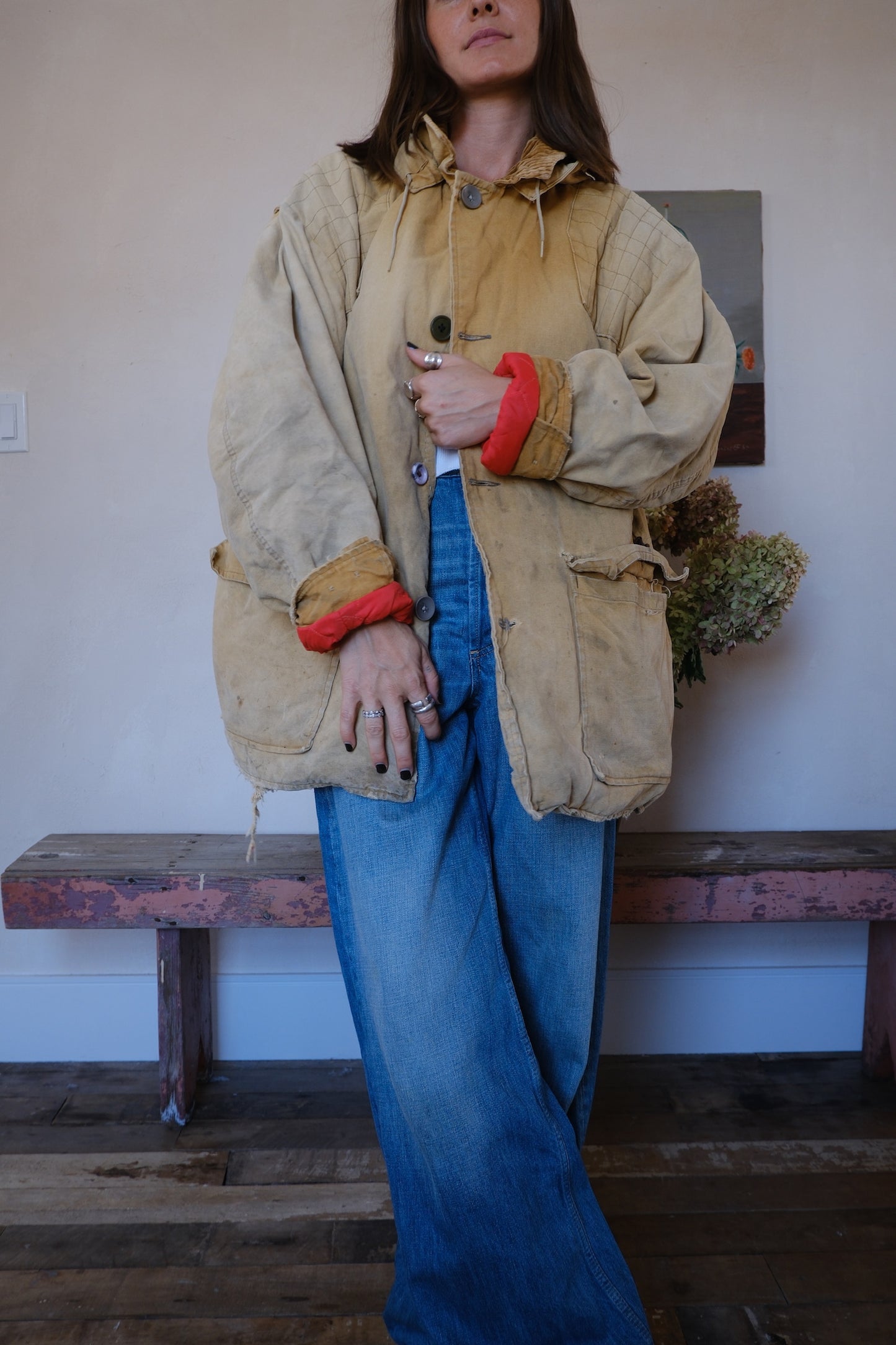 Vintage Tan Hunting Jacket