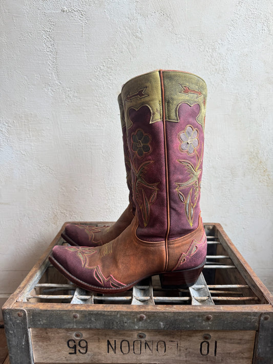 Floral Cowboy Boot