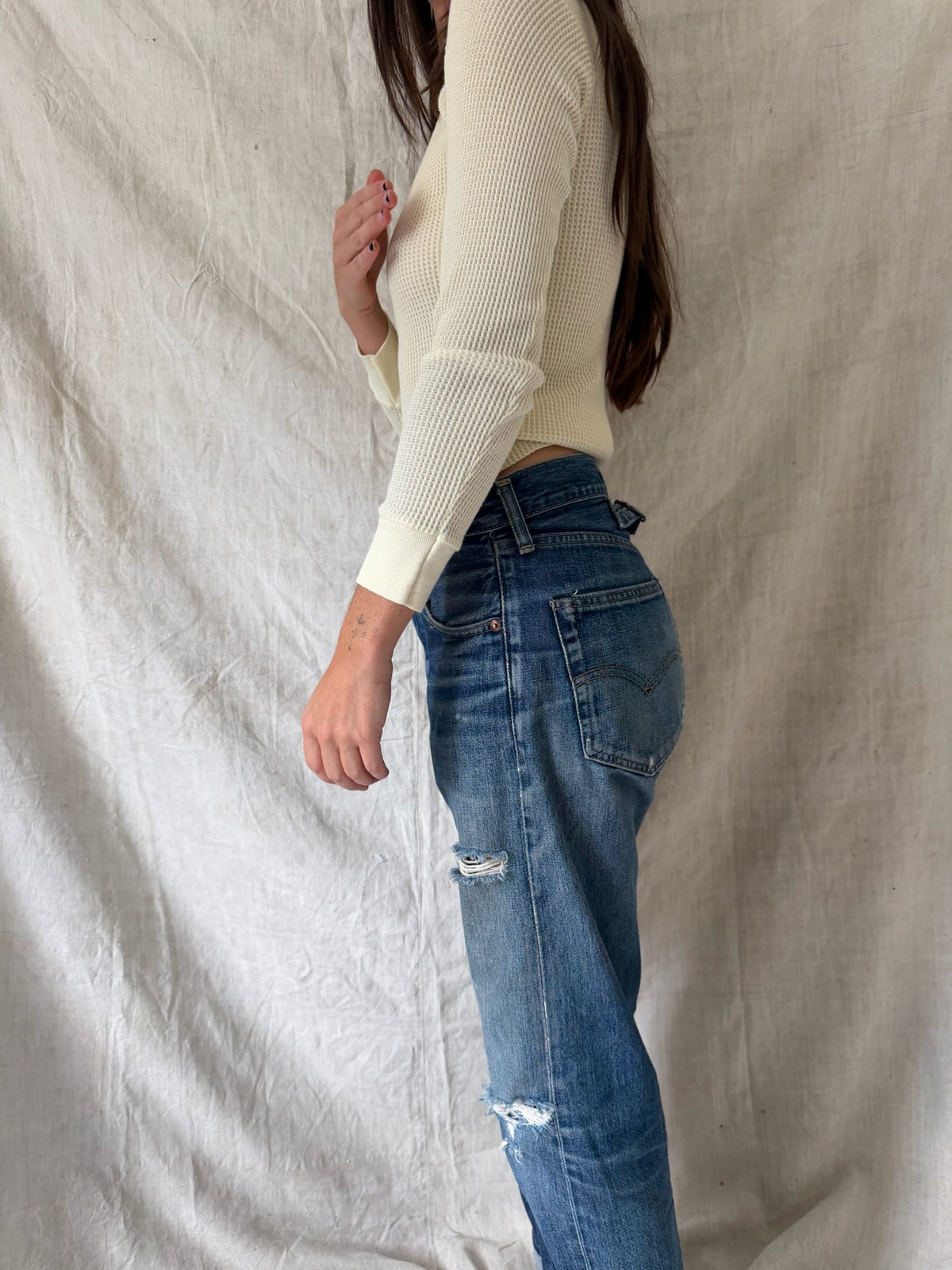 Butter Cream Henley