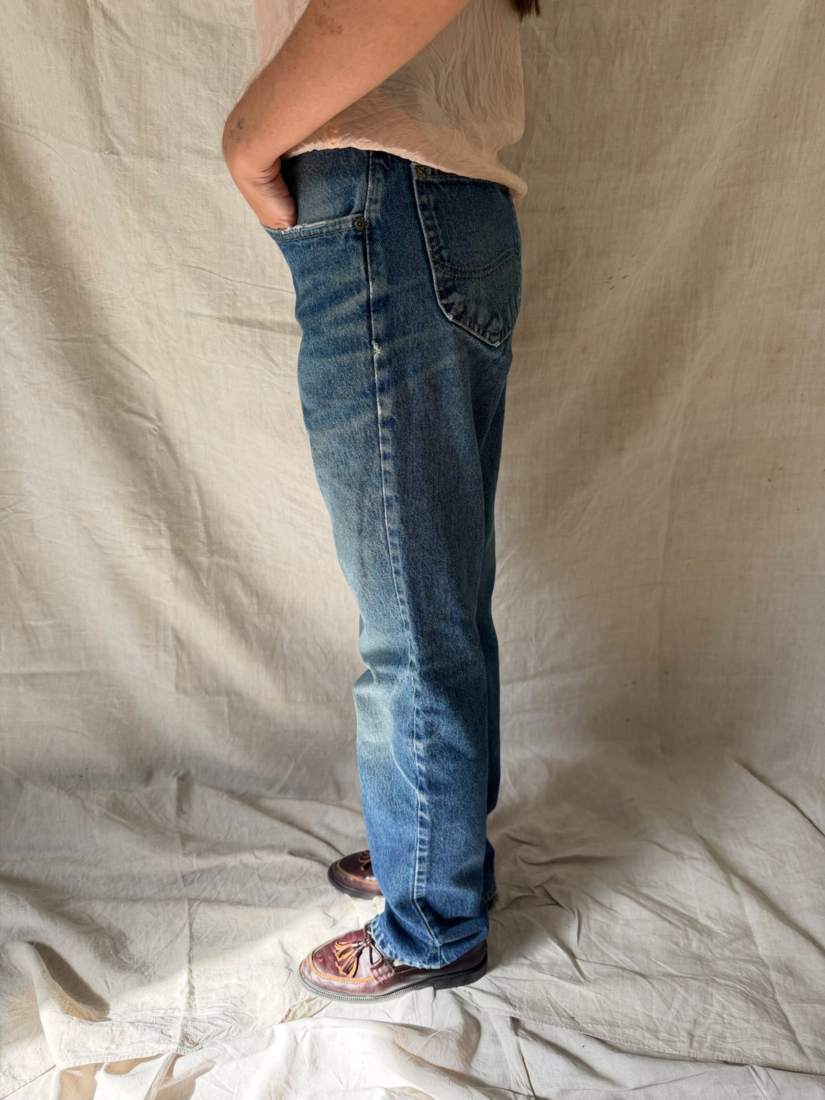 Faded Lee Denim