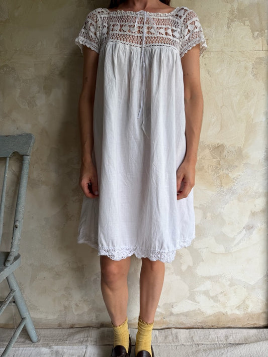 Victorian Crochet Baby Doll Dress