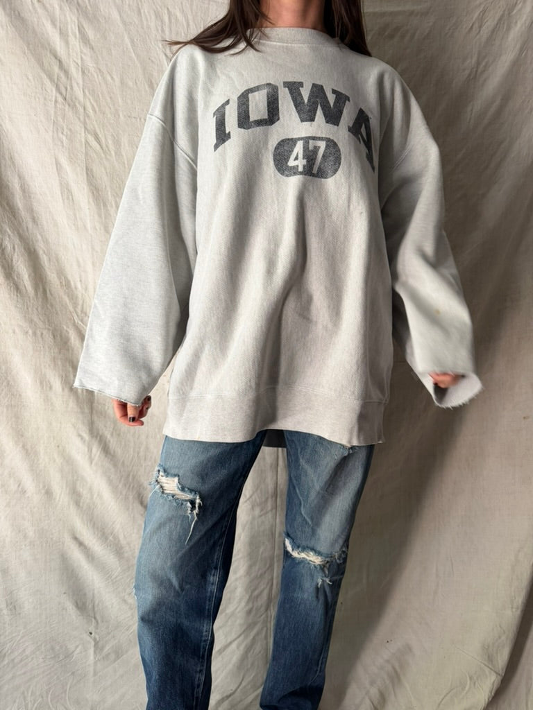 Iowa Cropped Crewneck