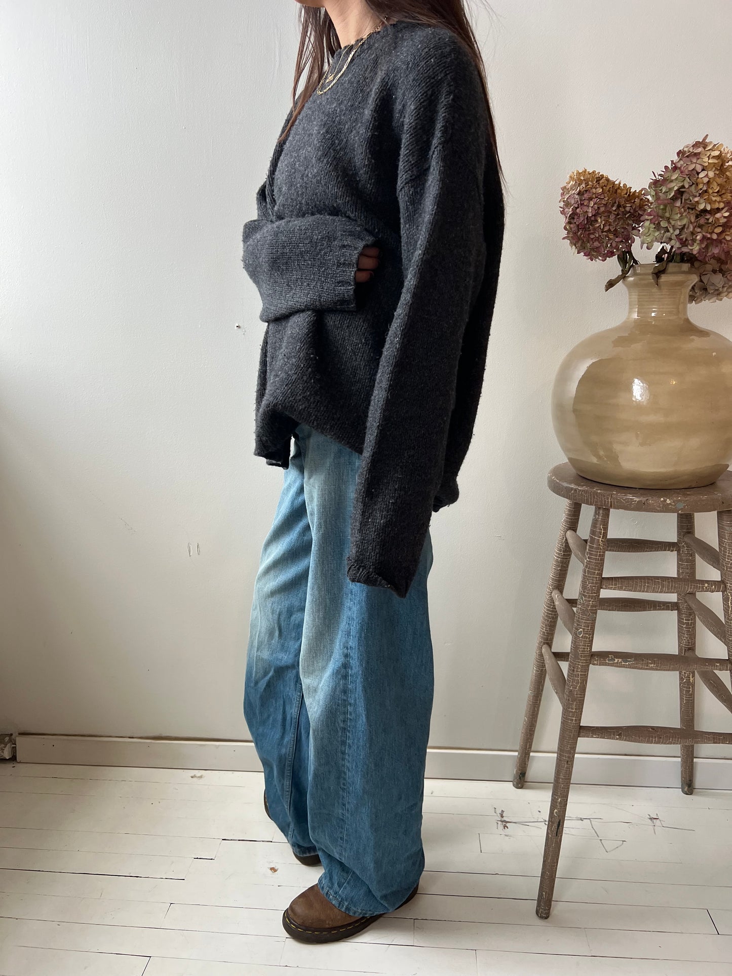 Charcoal Grey J Crew Sweater