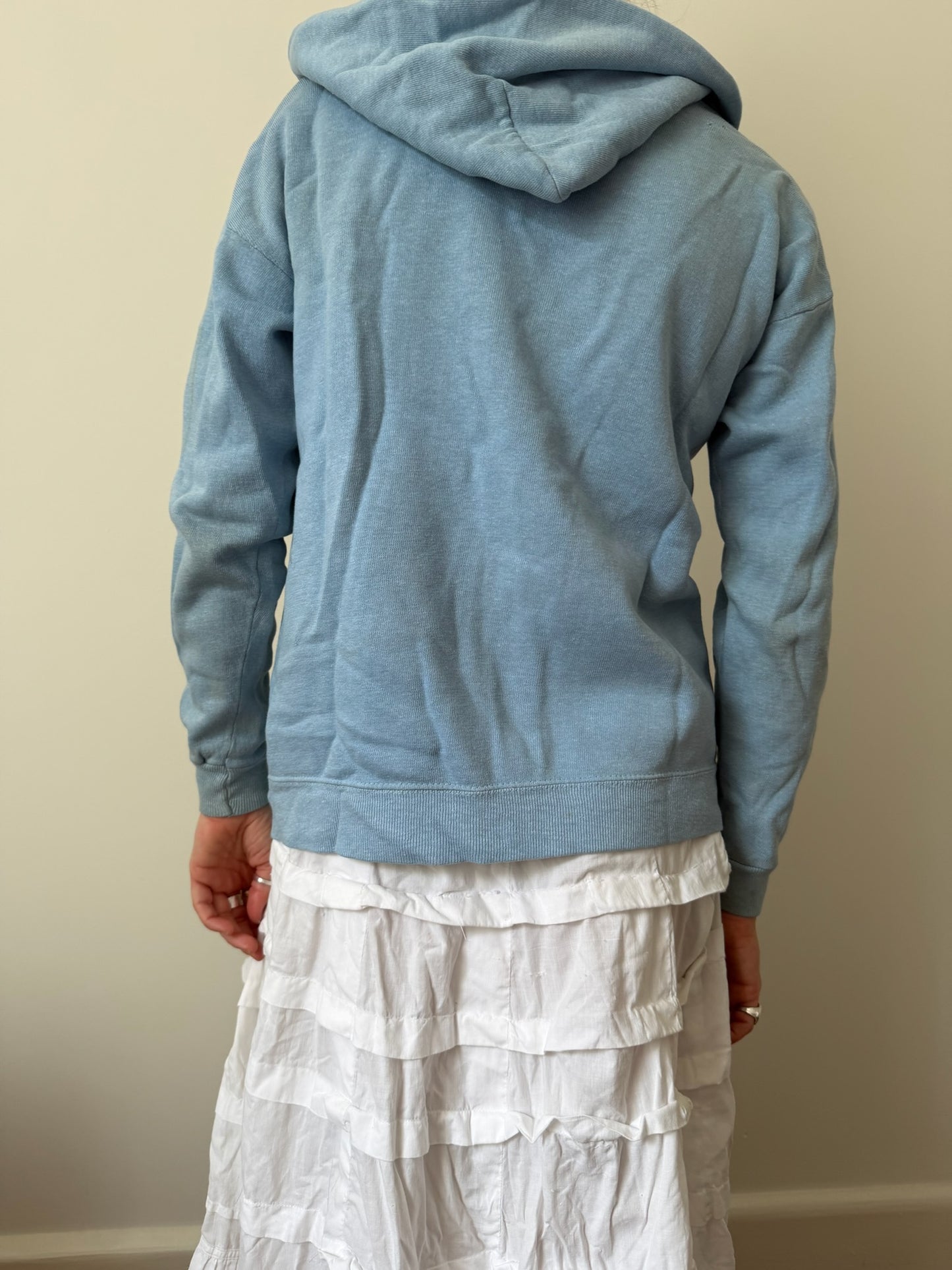 Baby Blue Zip Up Hoodie