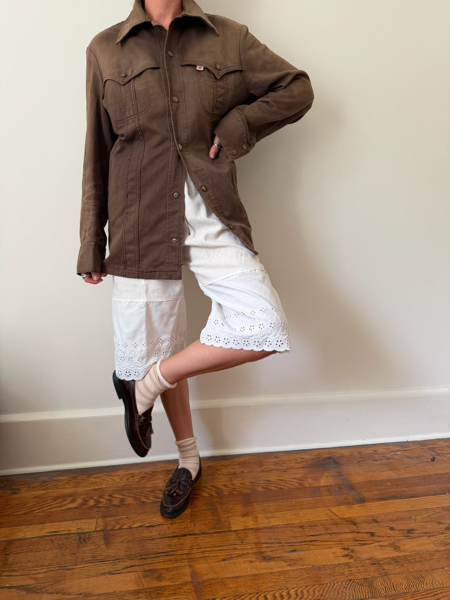 GWG Faded Fawn Brown Shacket