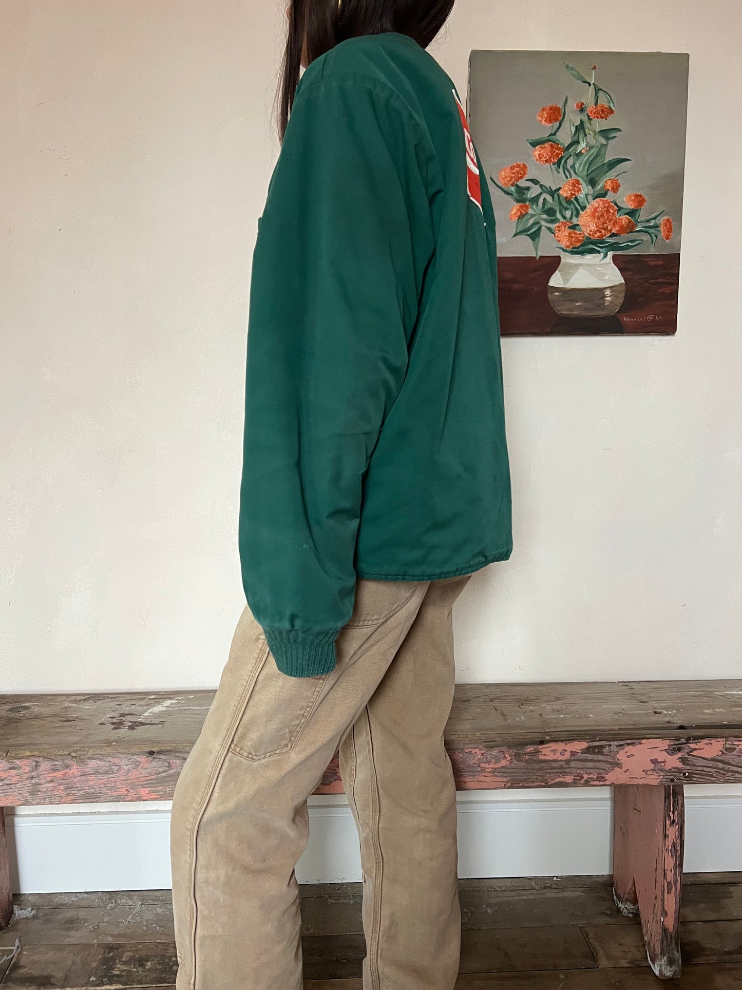 Coca Cola Green Bomber Jacket