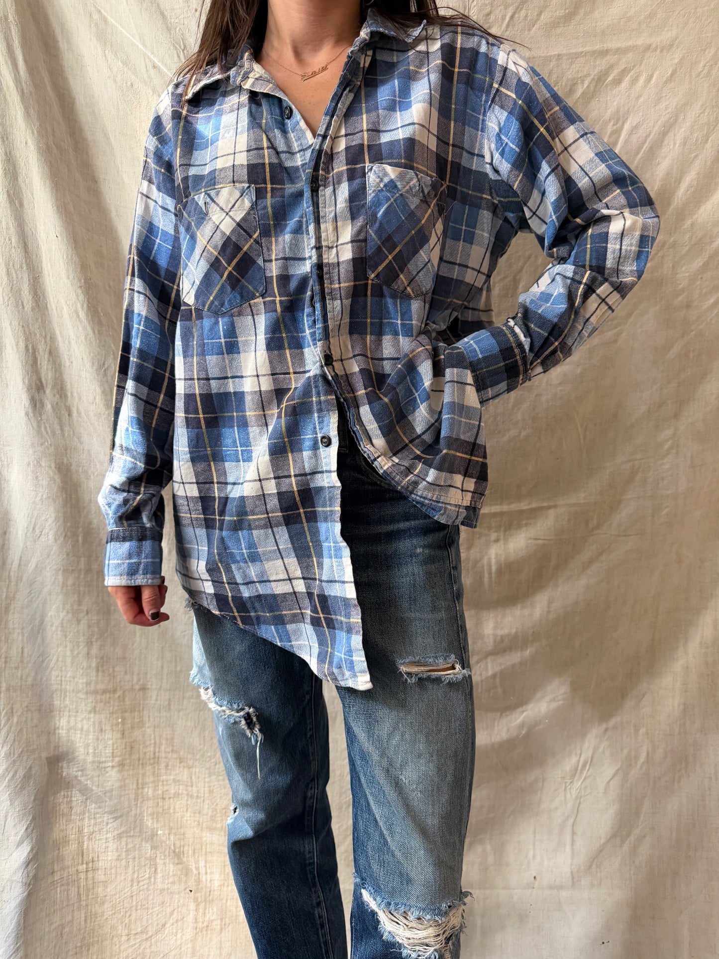 Blue + Yellow Plaid