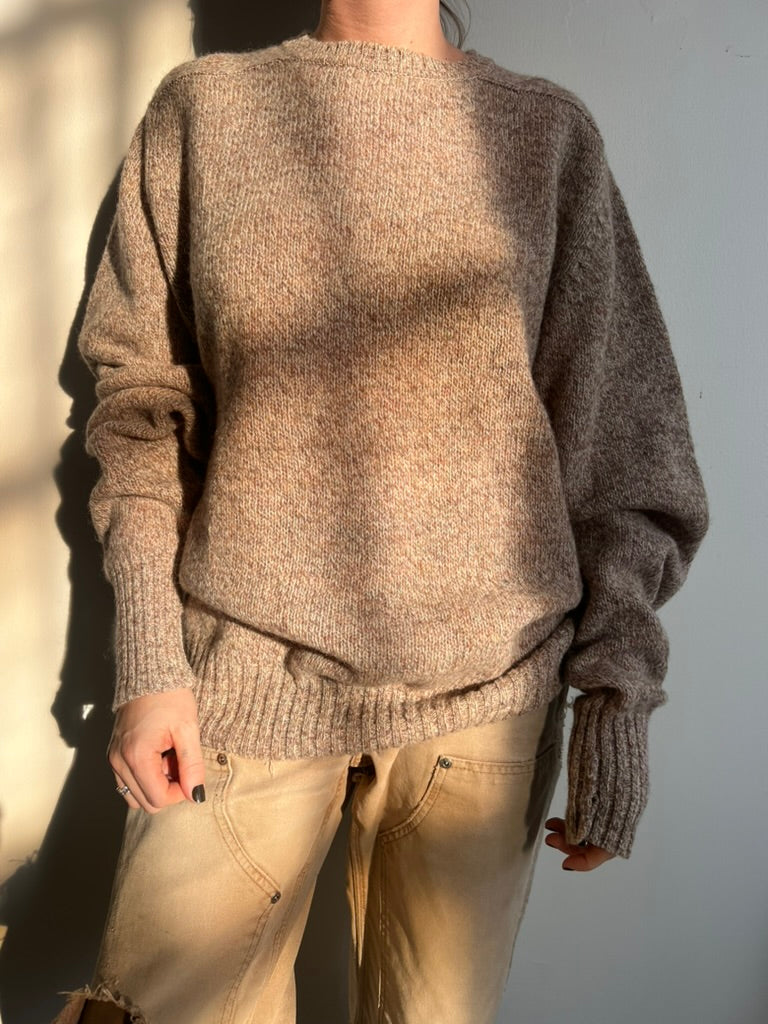 Oatmeal Wool Pullover