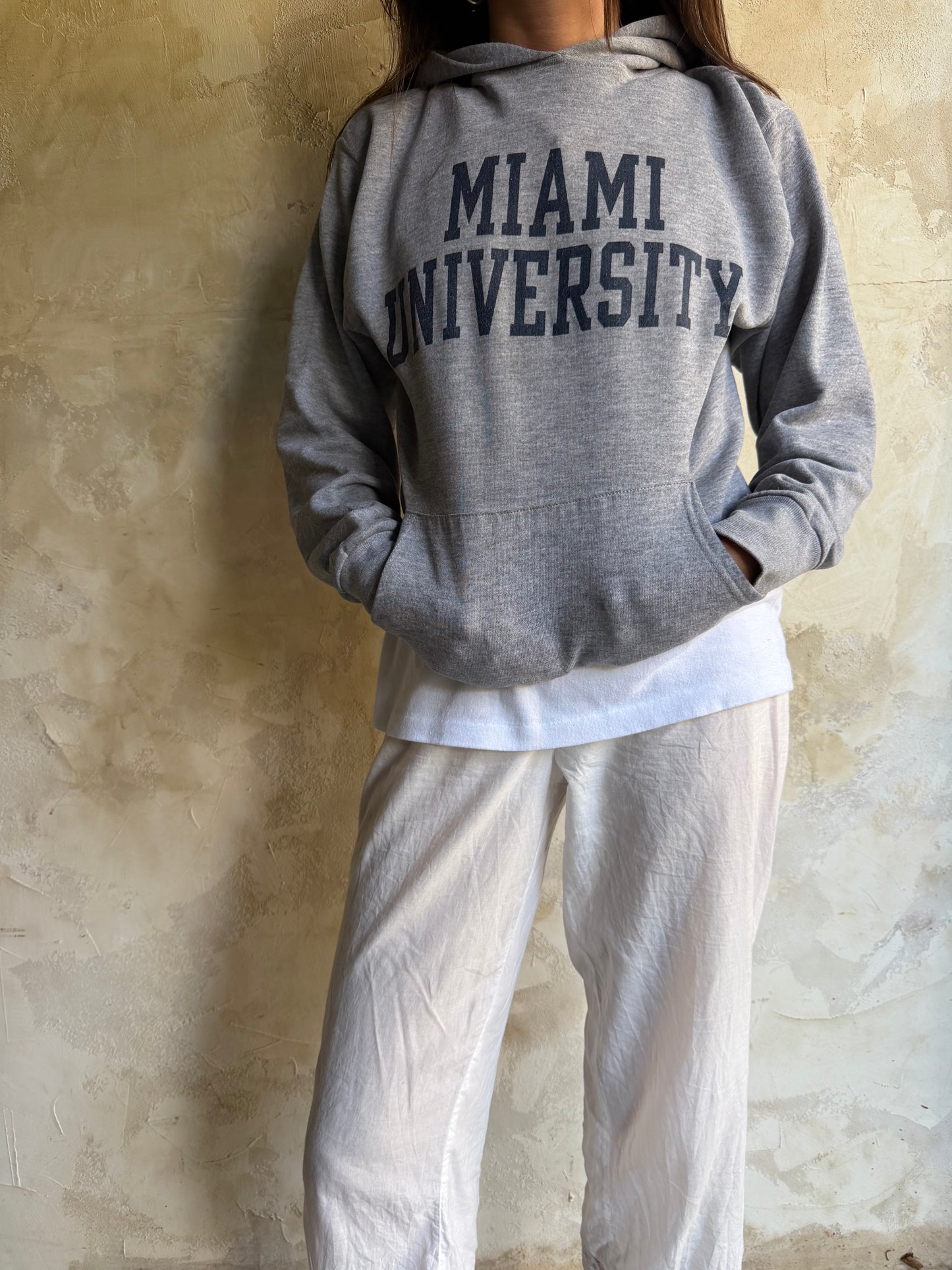 Miami Uni Grey Hoodie